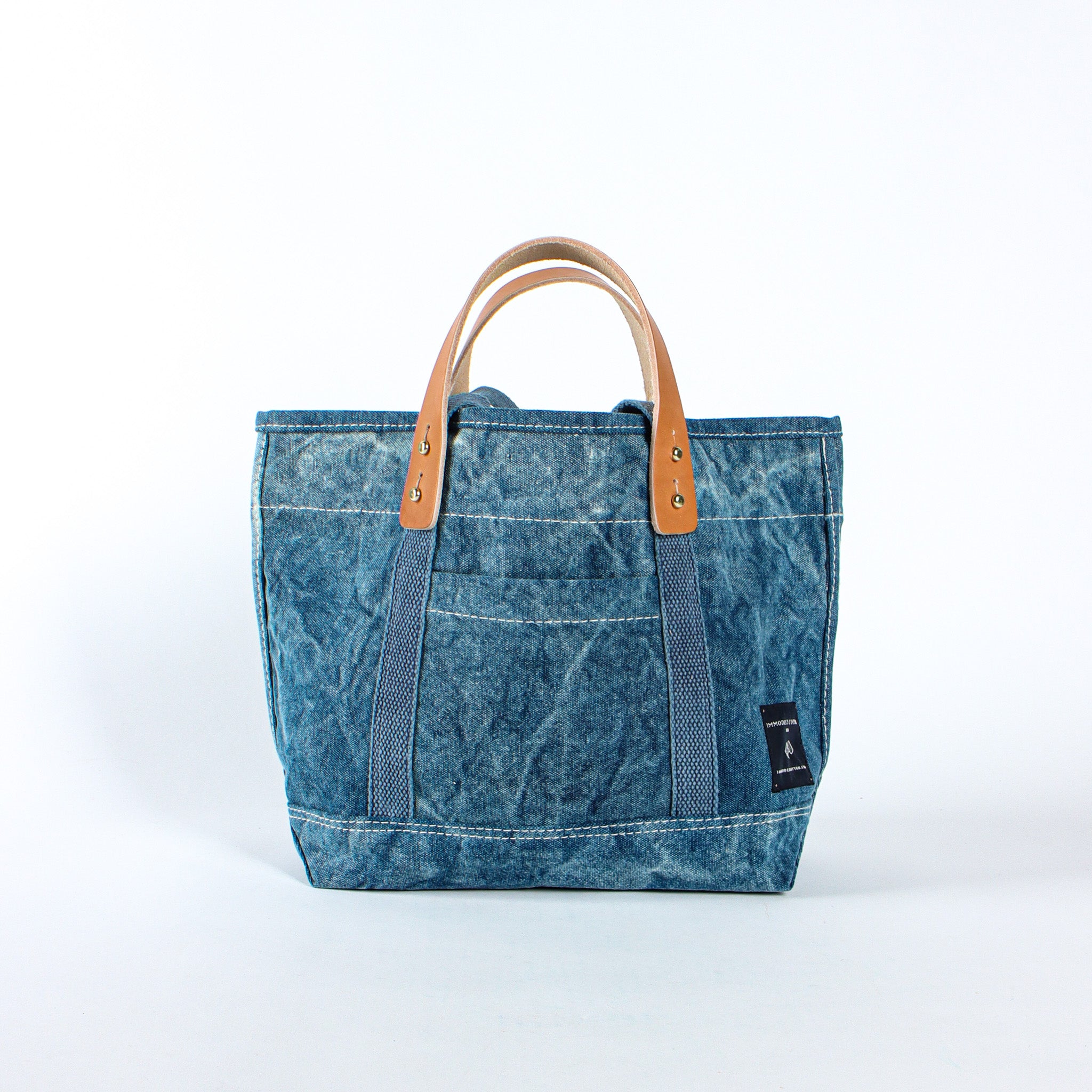 Lunch Tote | Washed Denim – IMMODEST COTTON