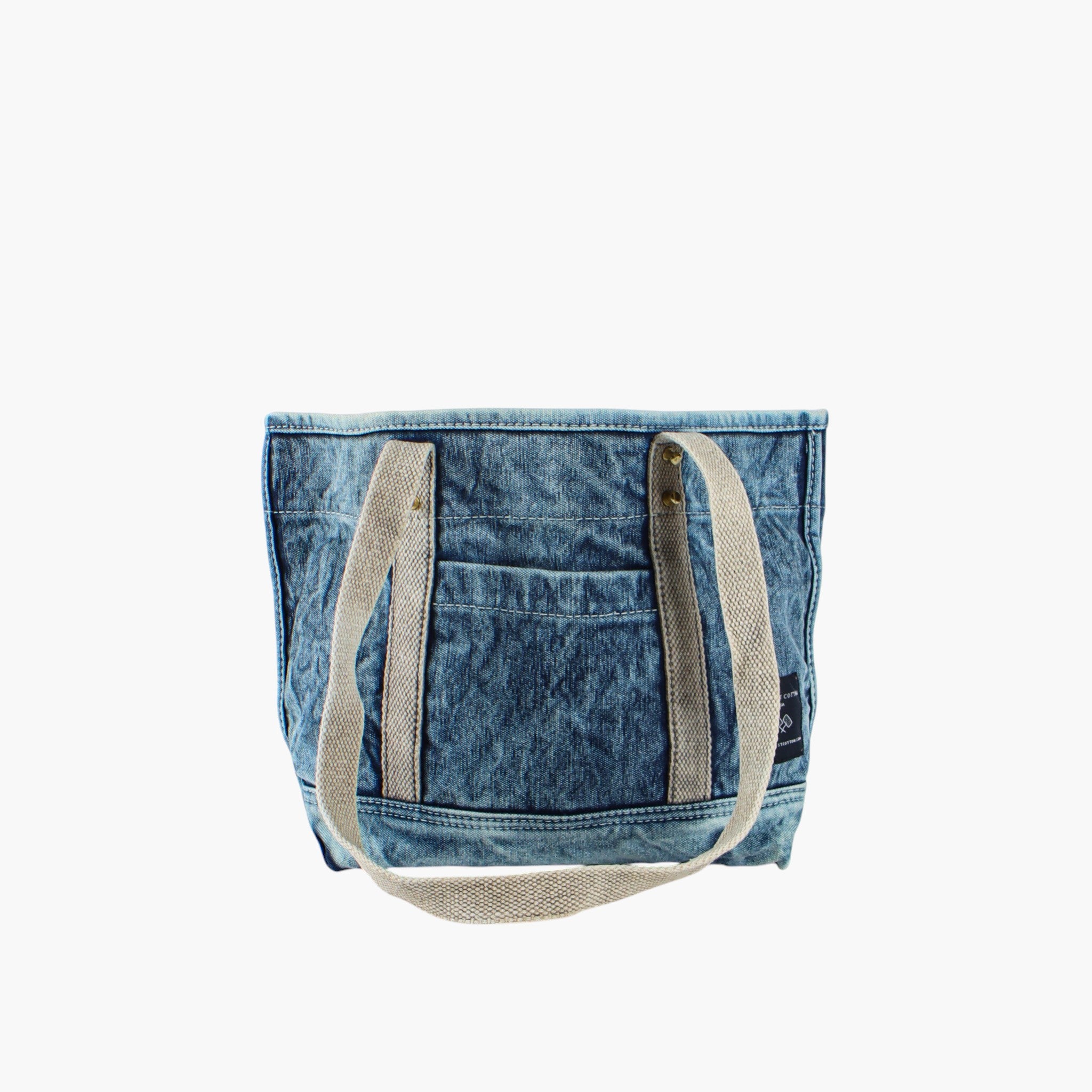 Lunch Tote | Washed Denim – IMMODEST COTTON