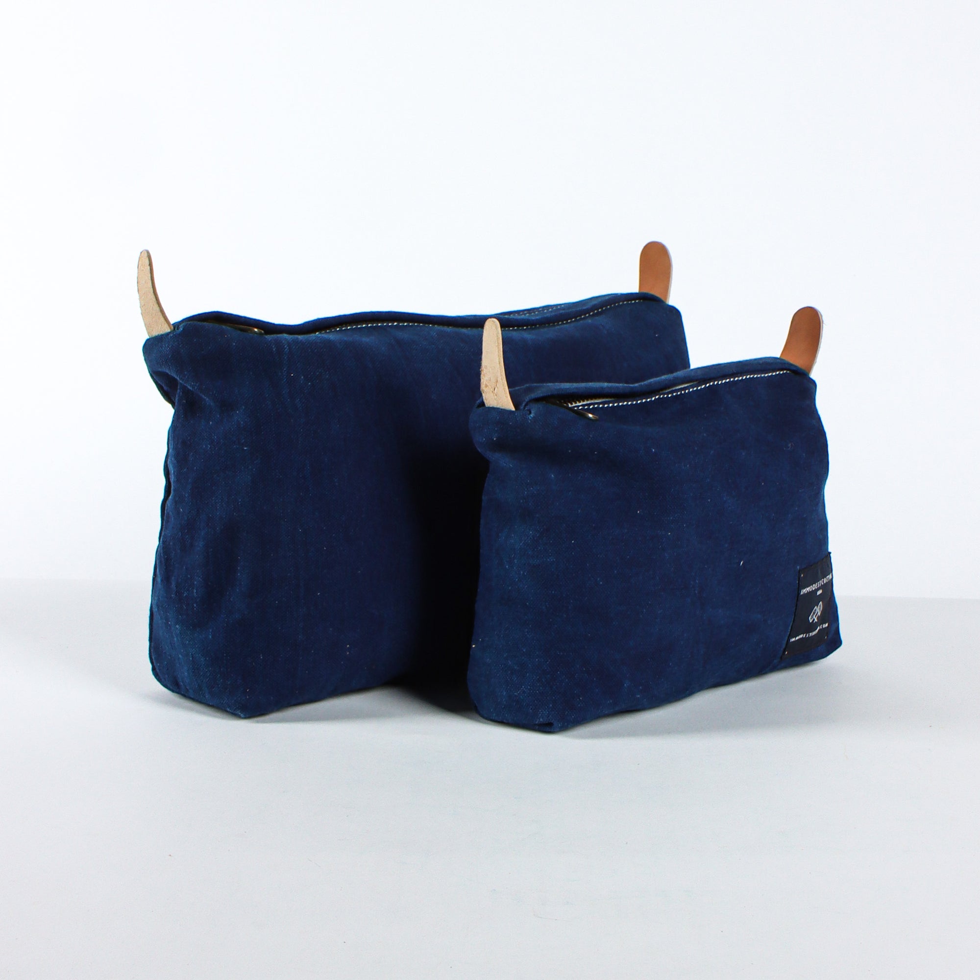 Bunny Pouch Set | Indigo (sample)