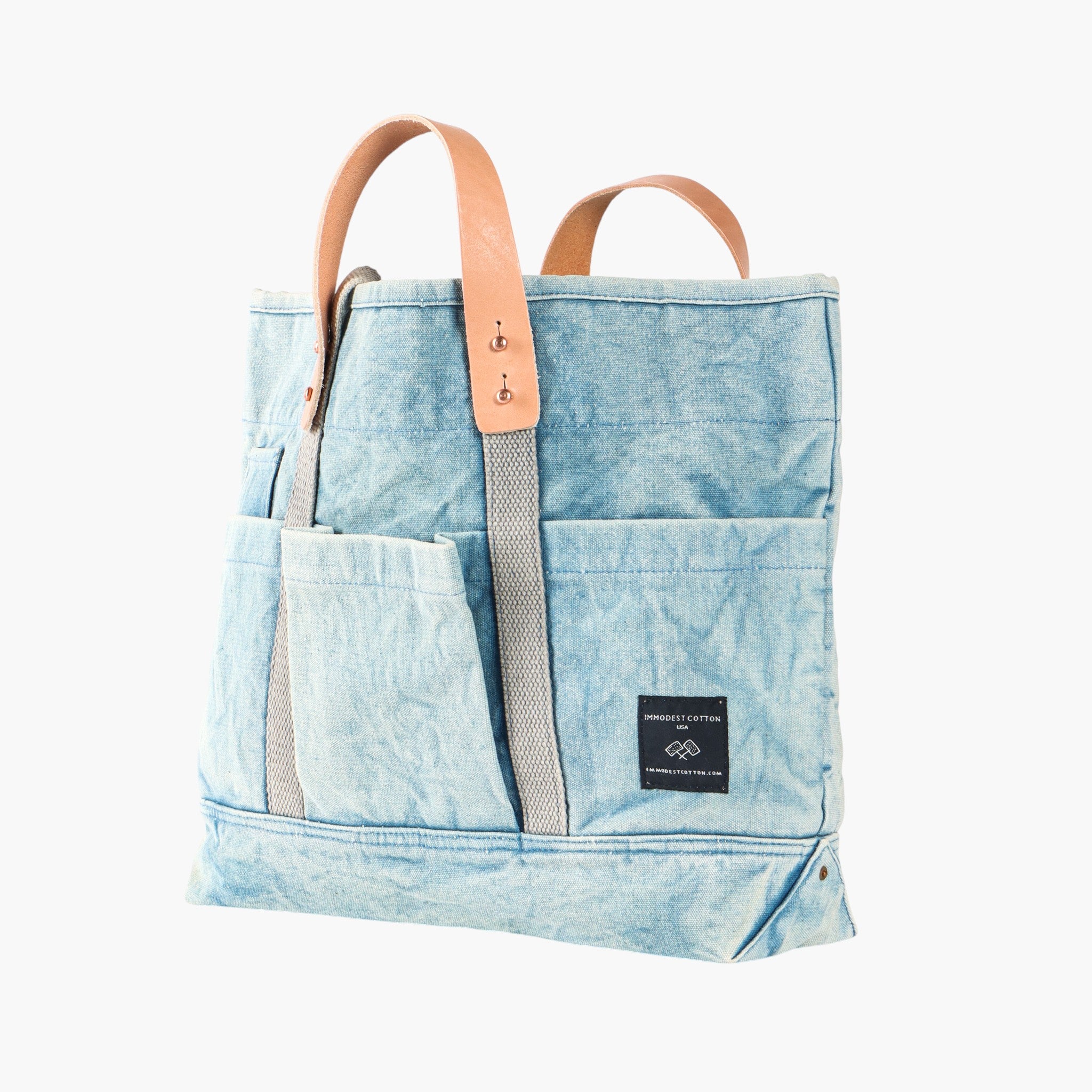 Construction Tote | Acid Wash – IMMODEST COTTON