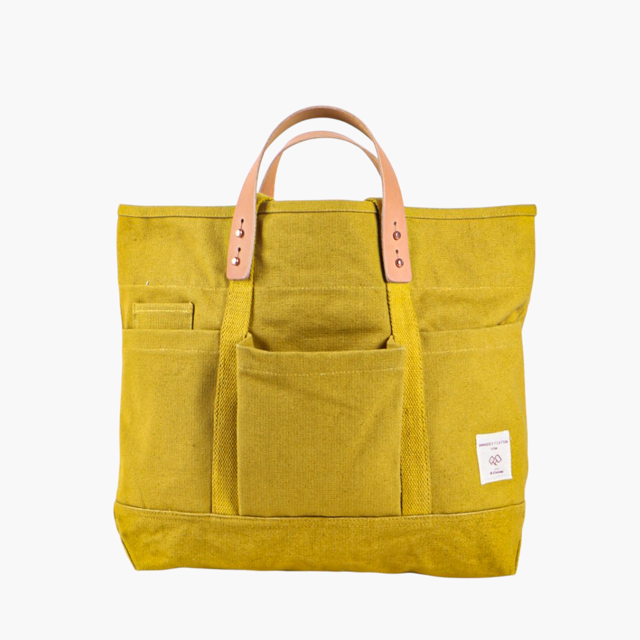 Construction Tote | Chartreuse – IMMODEST COTTON