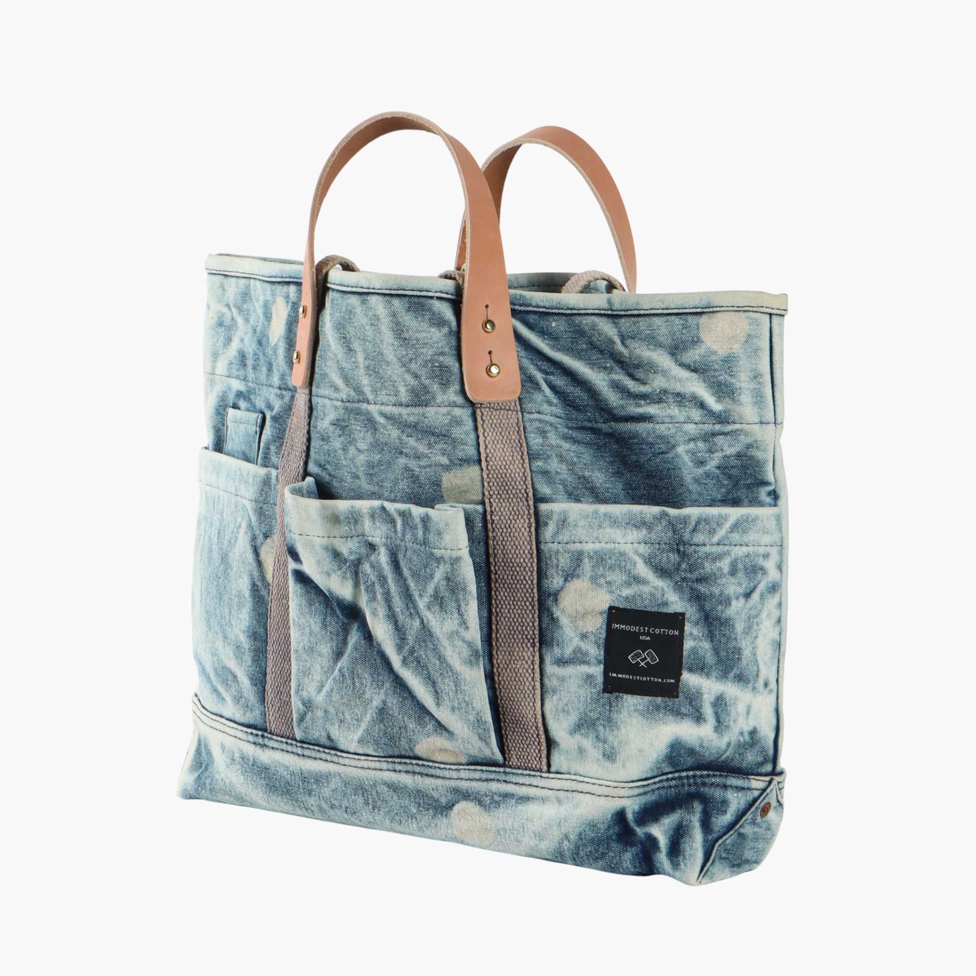 Construction Tote | Denim Moon