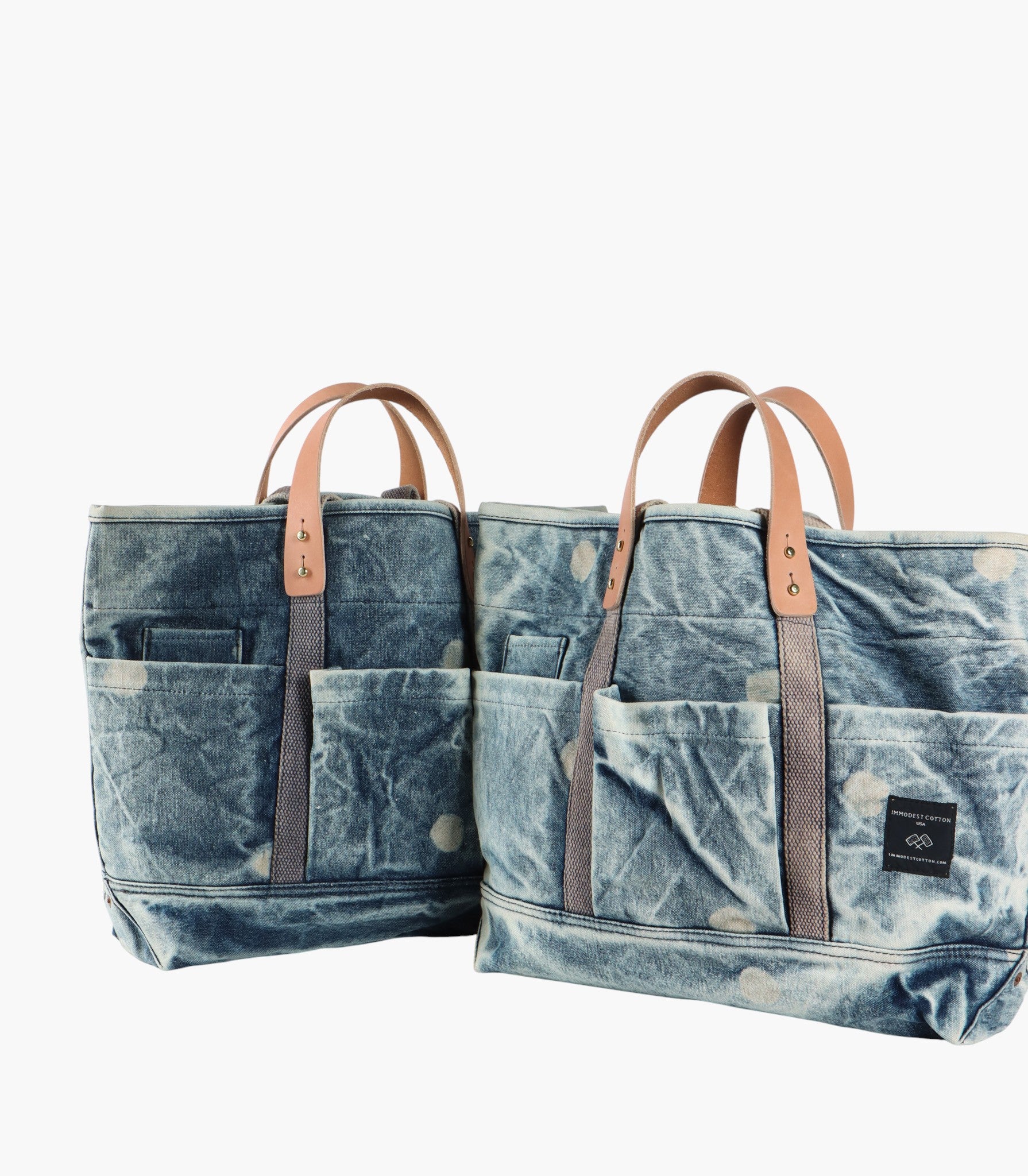 Construction Tote | Denim Moon