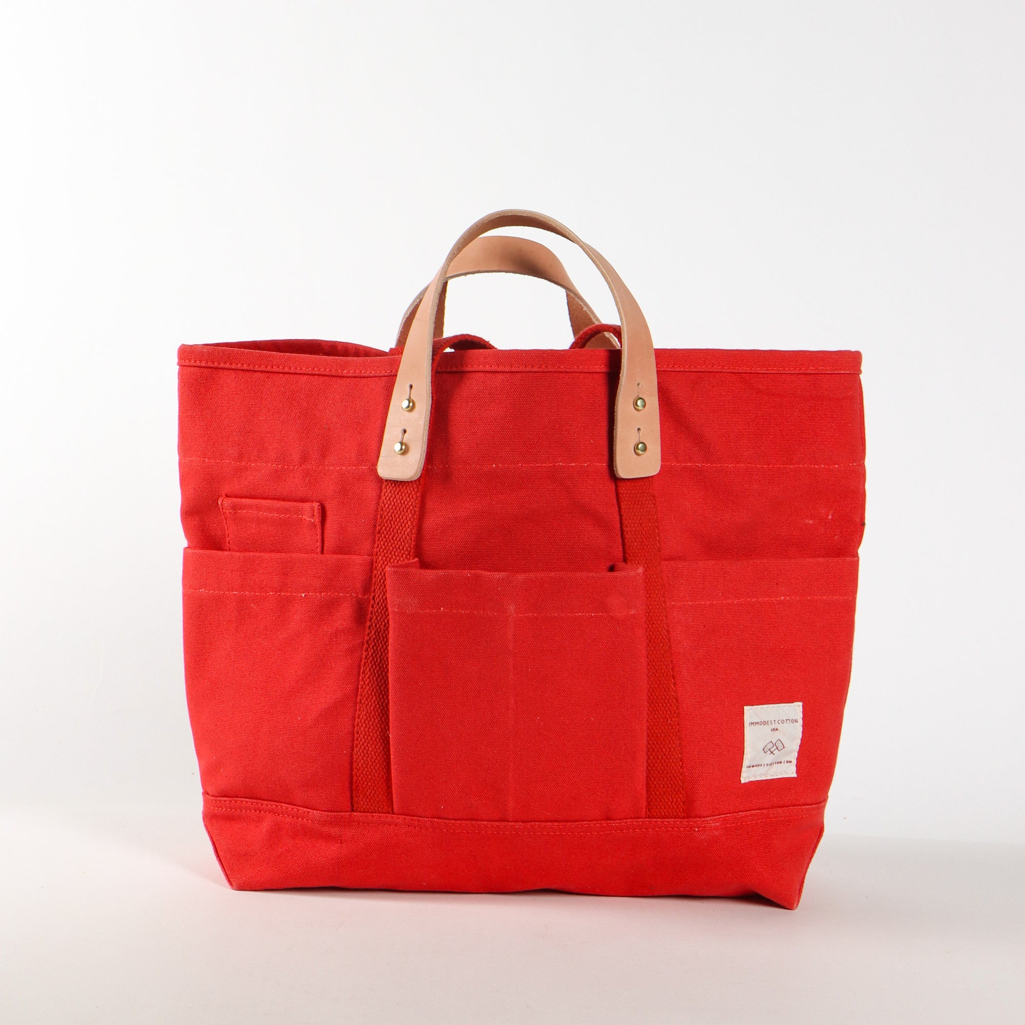 Construction Tote | Persimmon (sample)