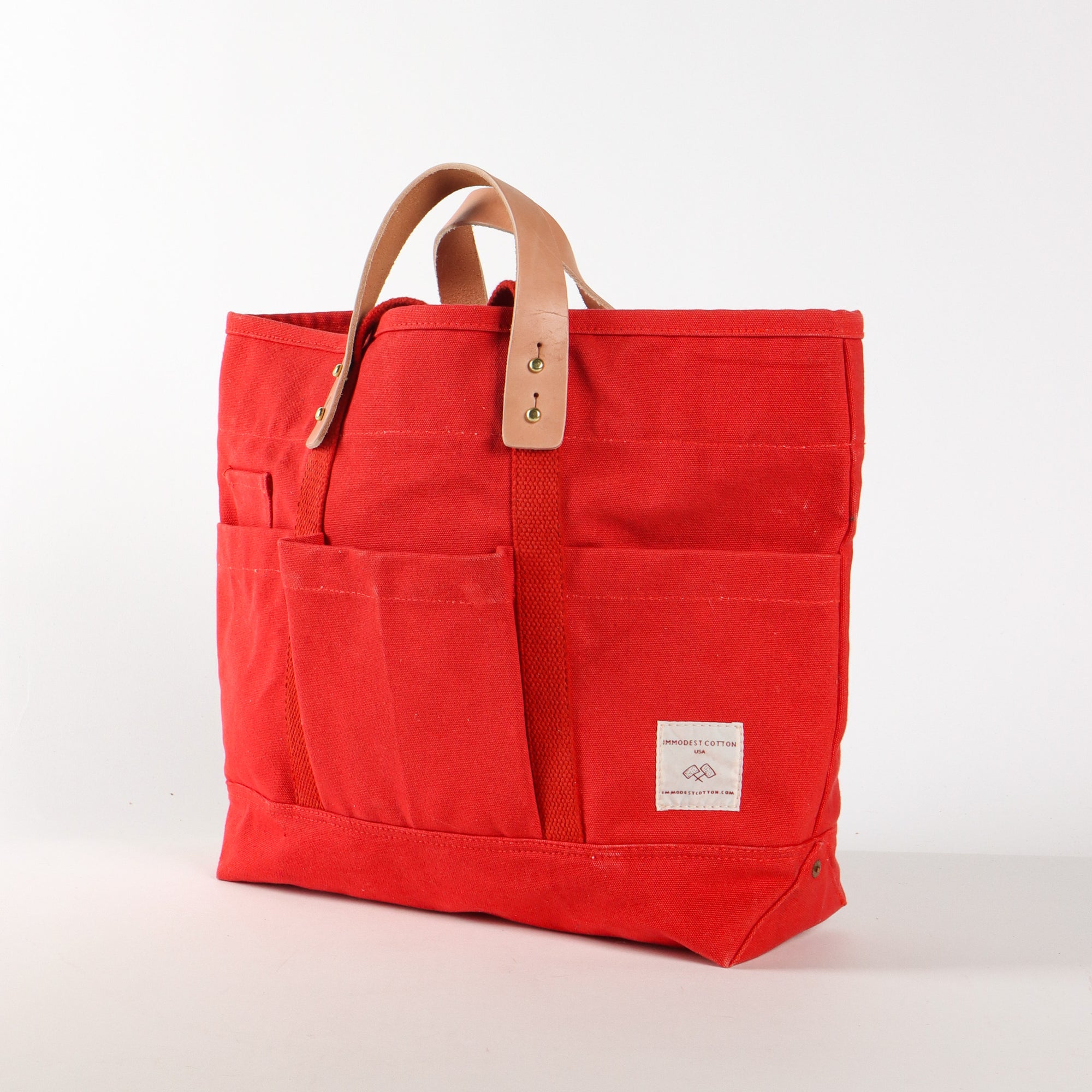 Construction Tote | Persimmon (sample)