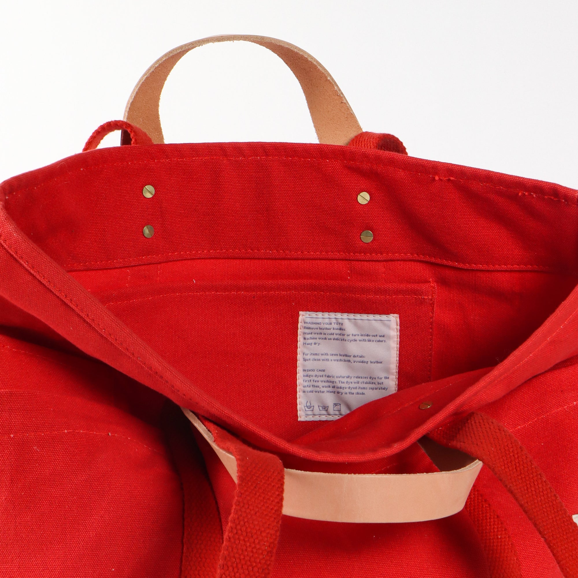 Construction Tote | Persimmon (sample)