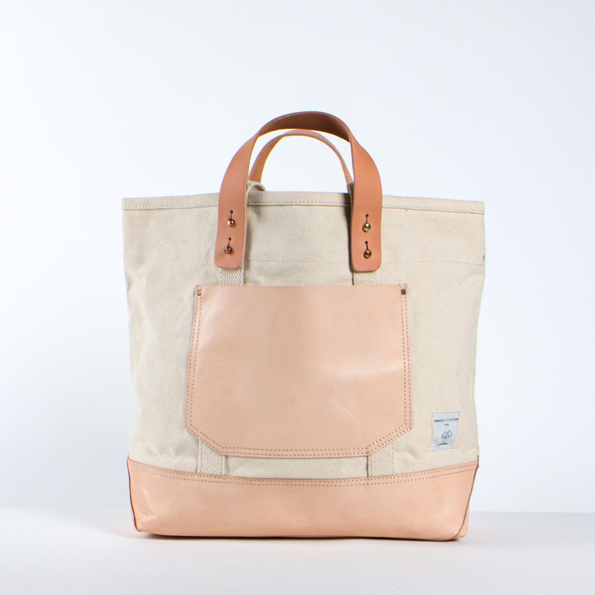 Editor Tote | Natural + Undyed (sample)