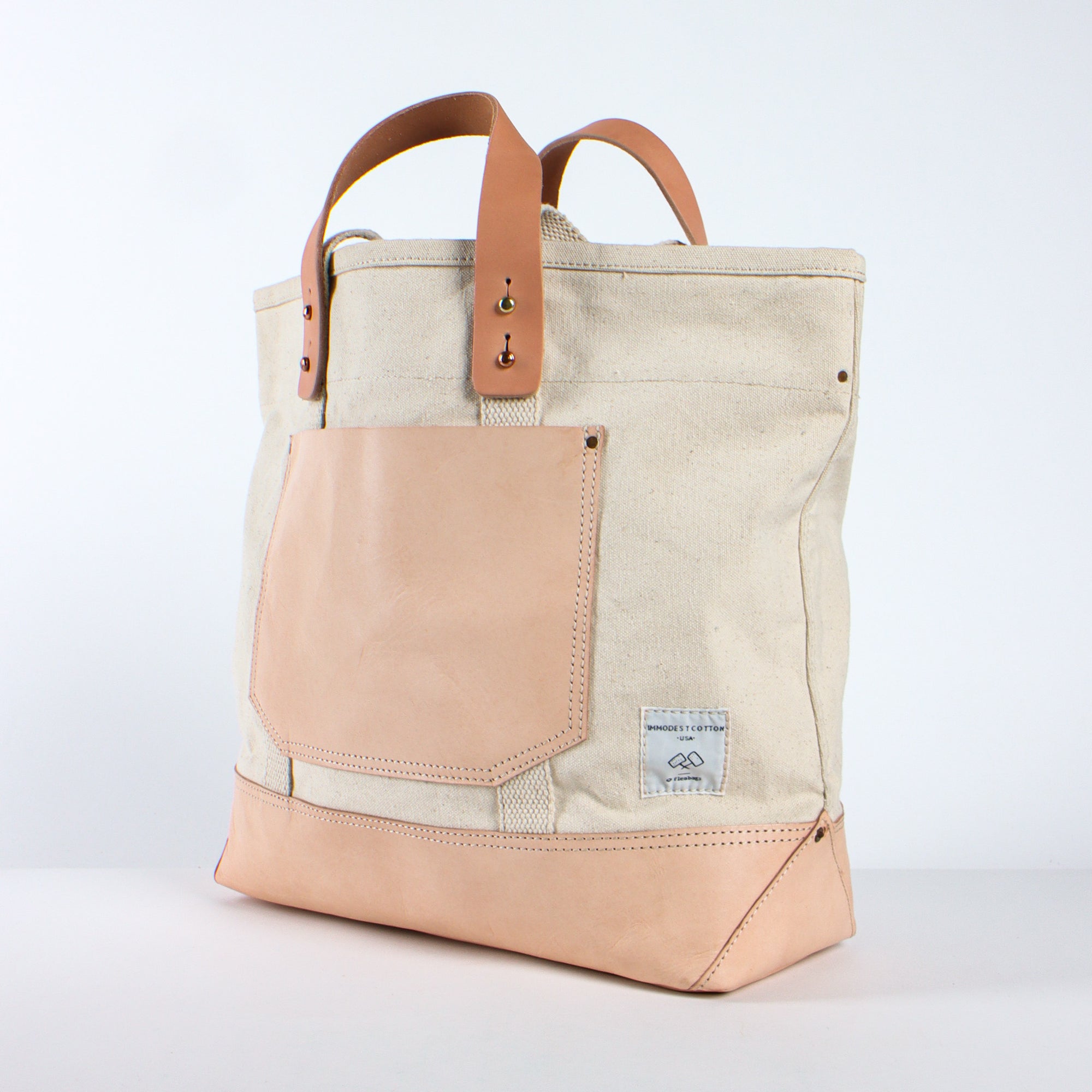 Editor Tote | Natural + Undyed (sample)