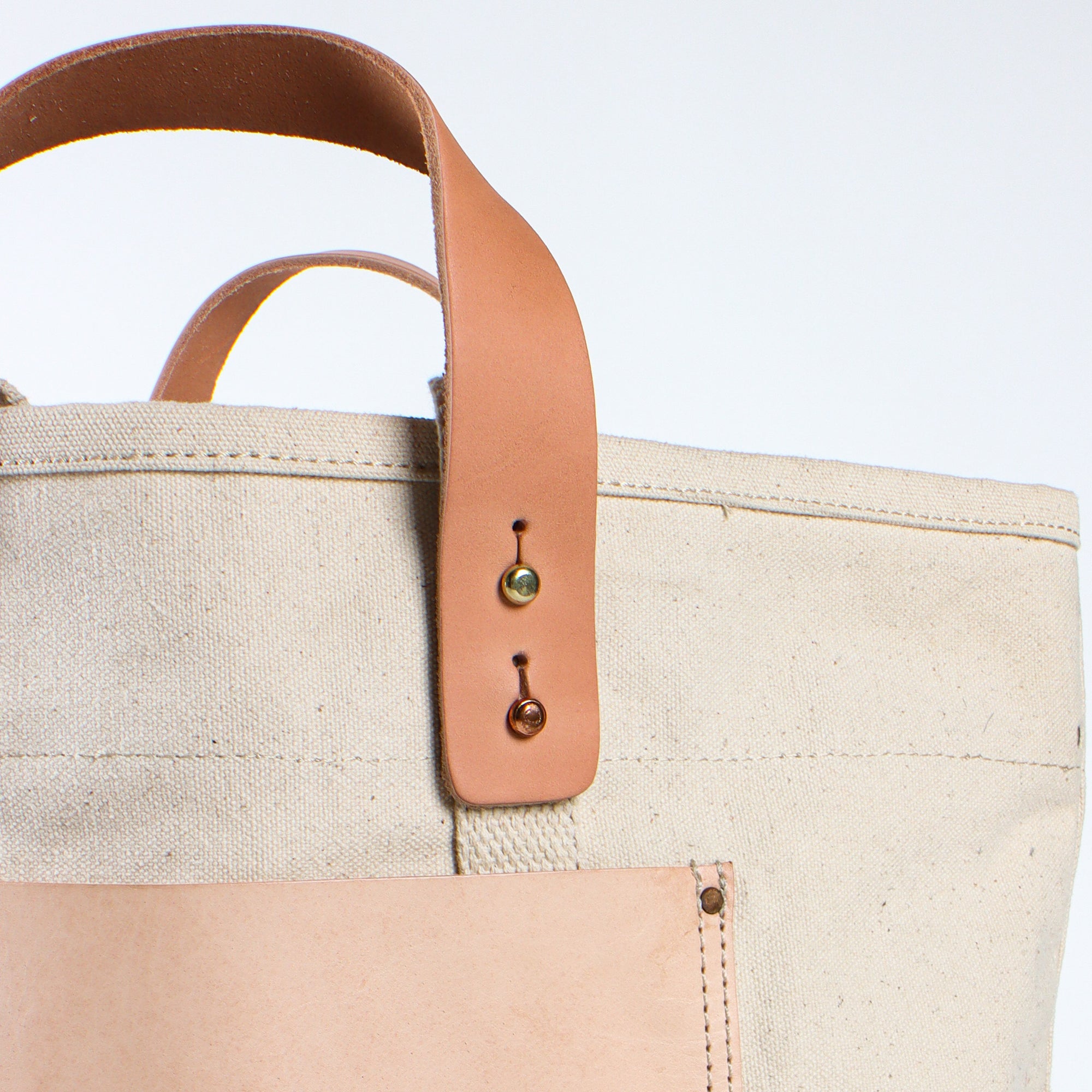 Editor Tote | Natural + Undyed (sample)