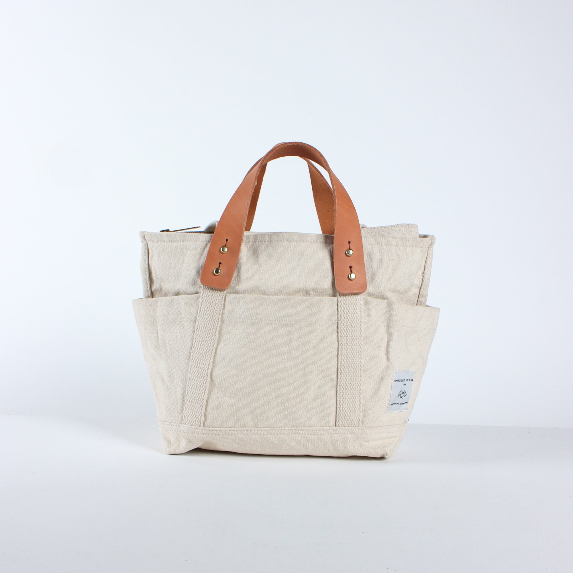 Industrial Zip Lunch Tote | Natural (sample)