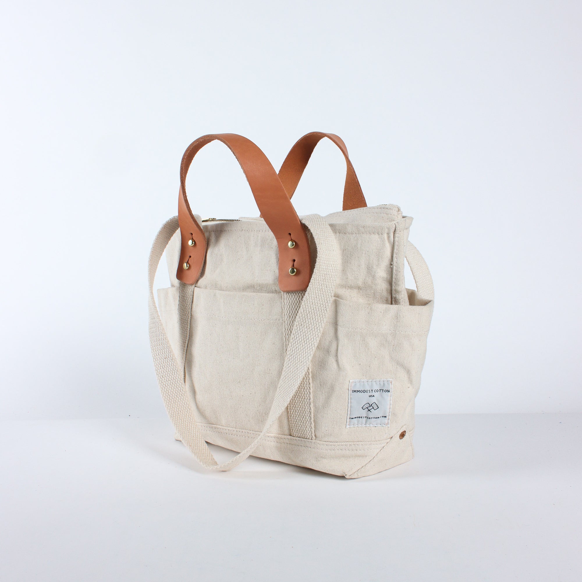Industrial Zip Lunch Tote | Natural (sample)