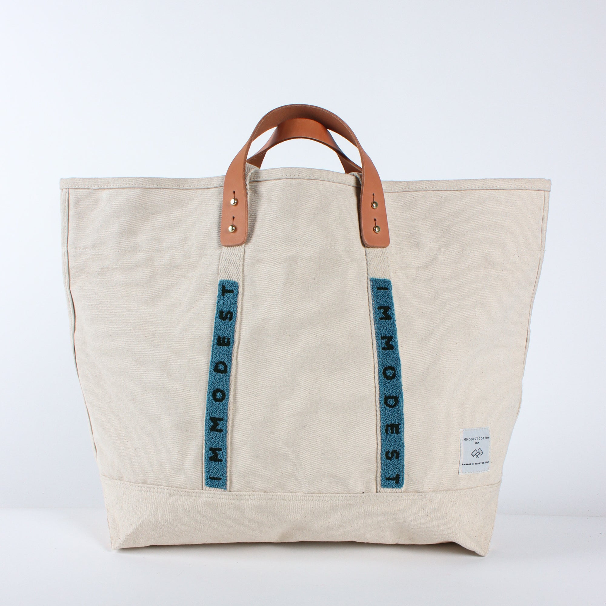Large East West Tote |Chenille Logo (sample)