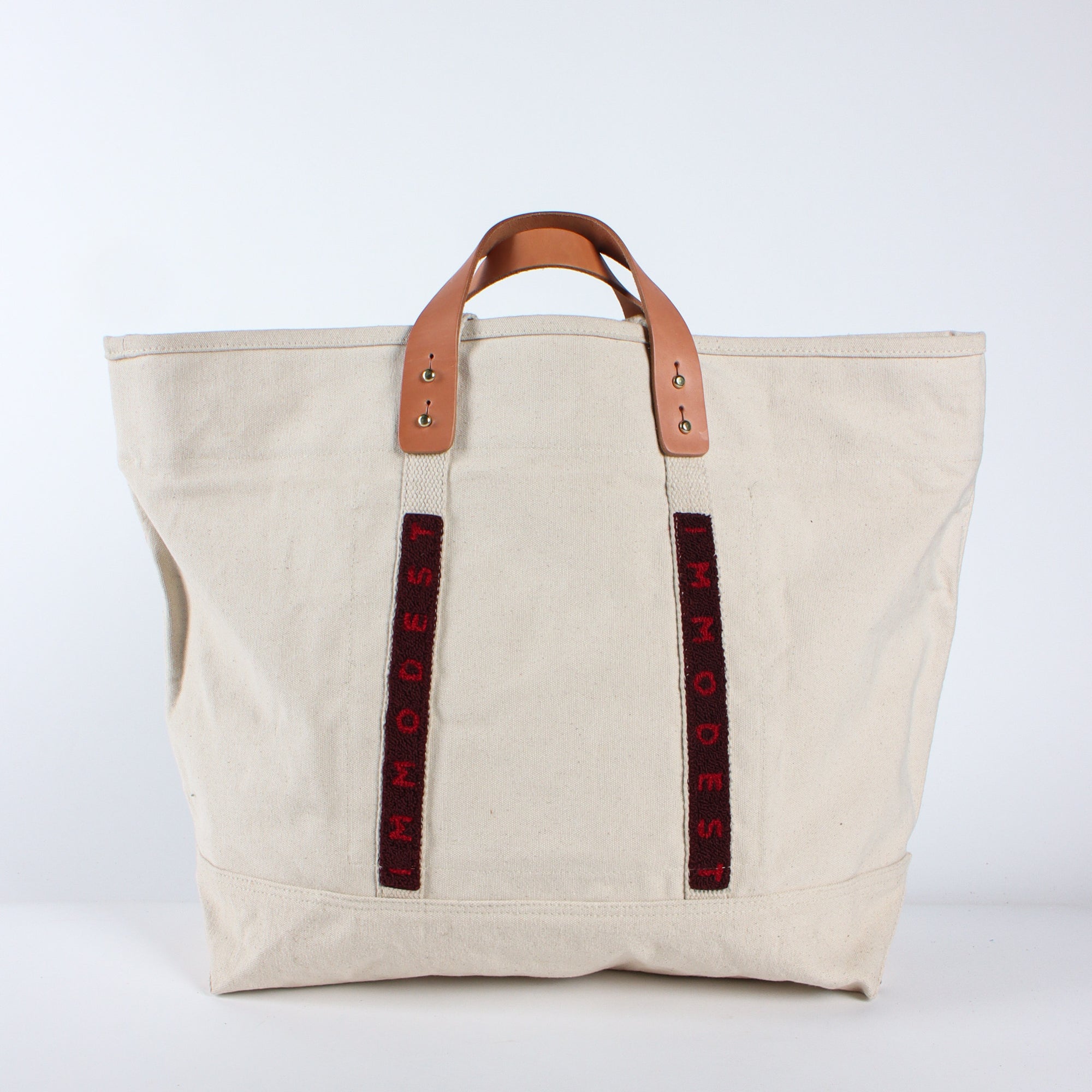 Large East West Tote |Chenille Logo (sample)