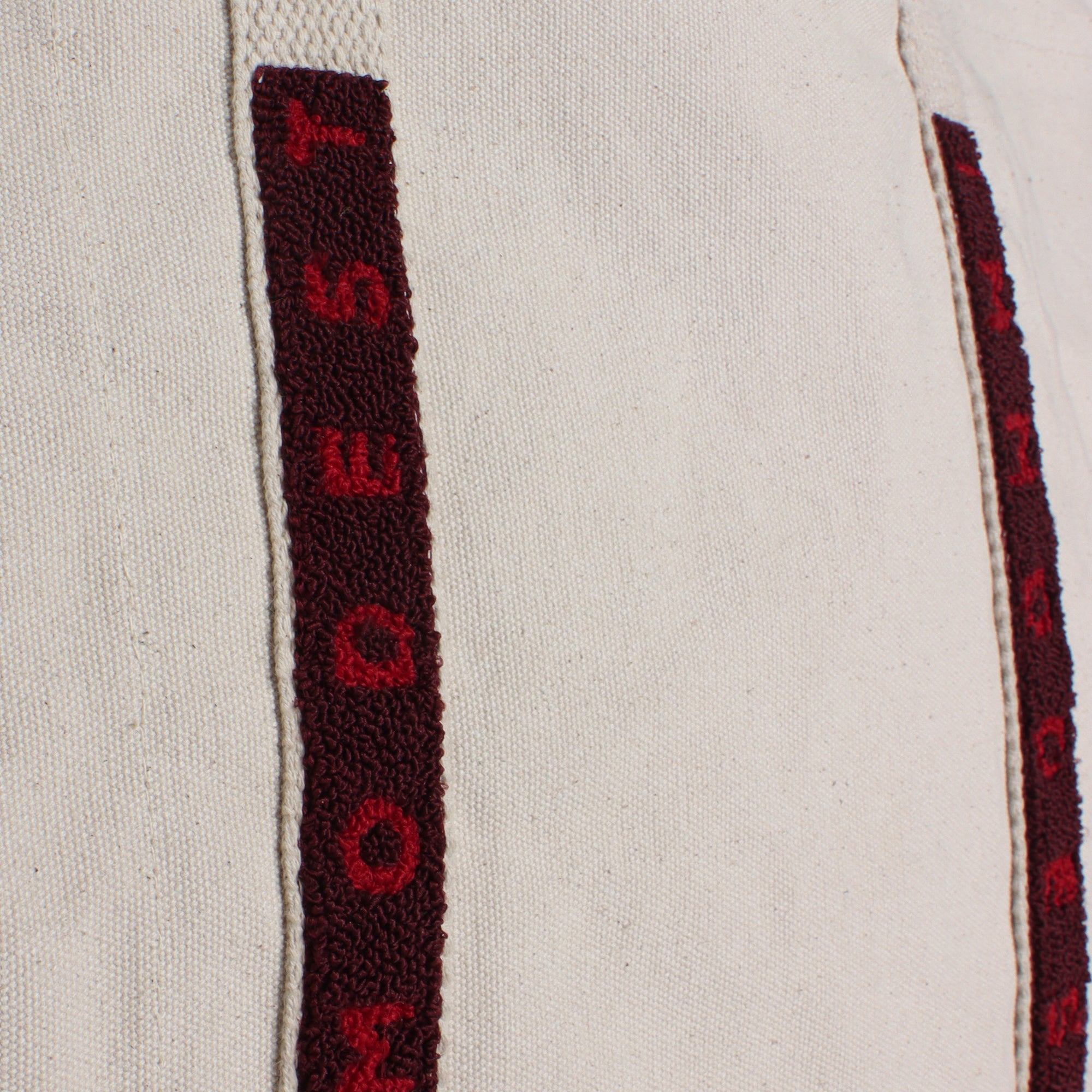 Large East West Tote |Chenille Logo (sample)