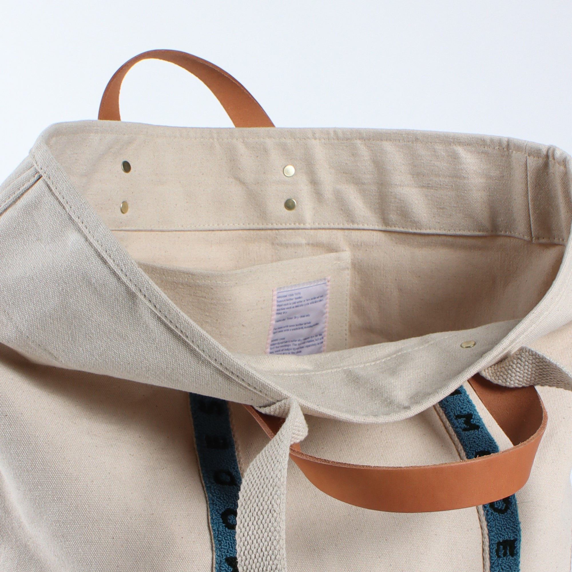 Large East West Tote |Chenille Logo (sample)