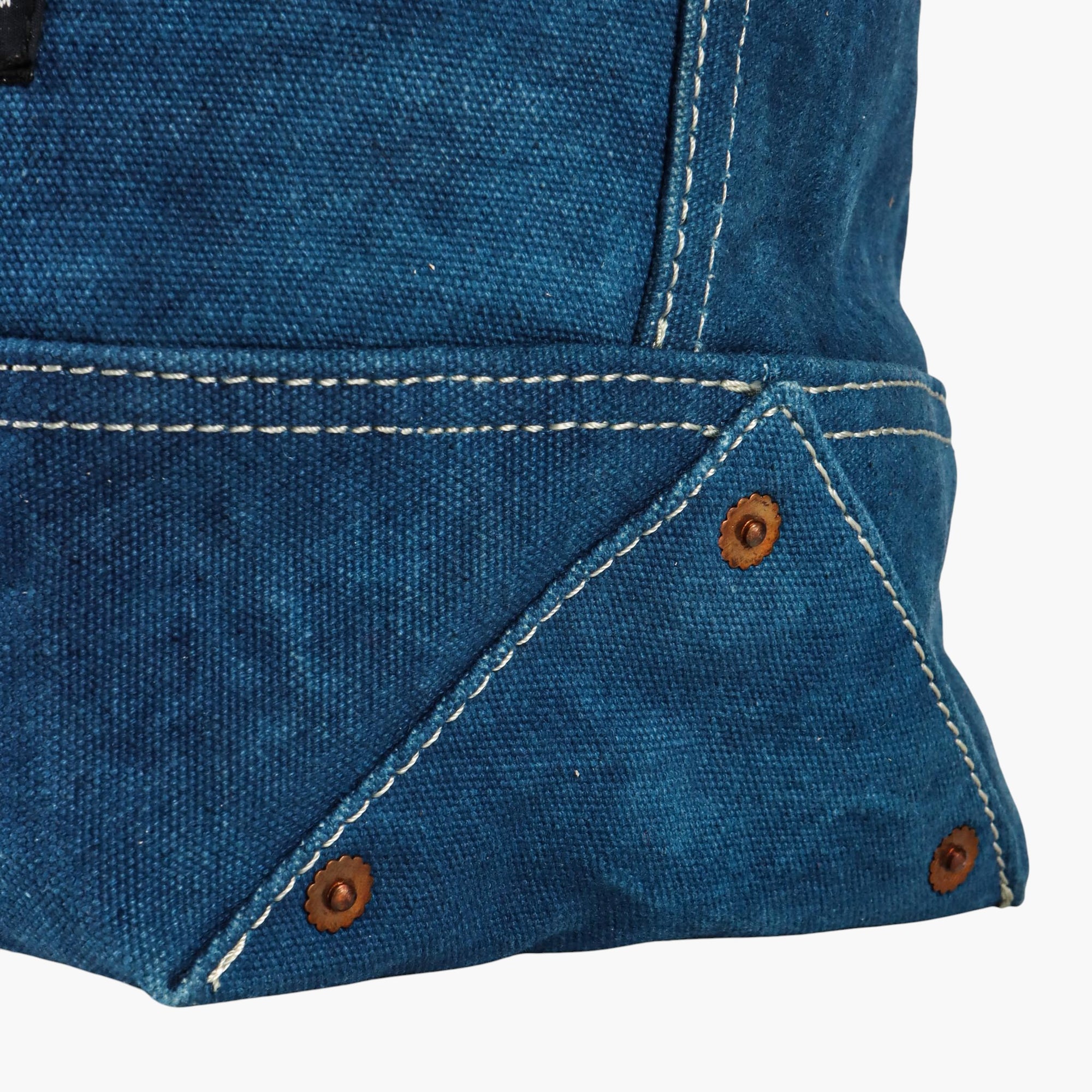 Large East West Tote | Indigo