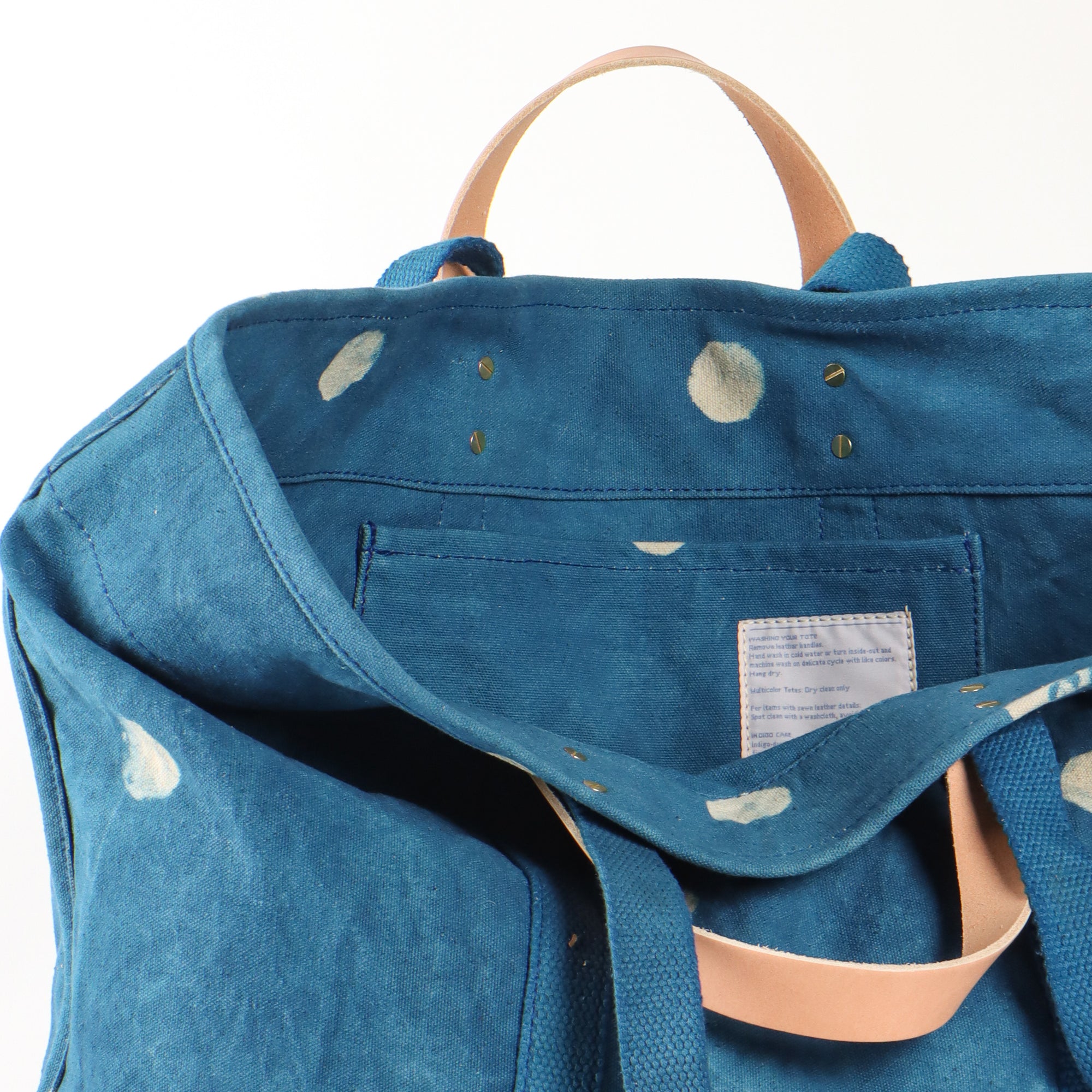 Large East West Tote | Lt Indigo Moon (sample)