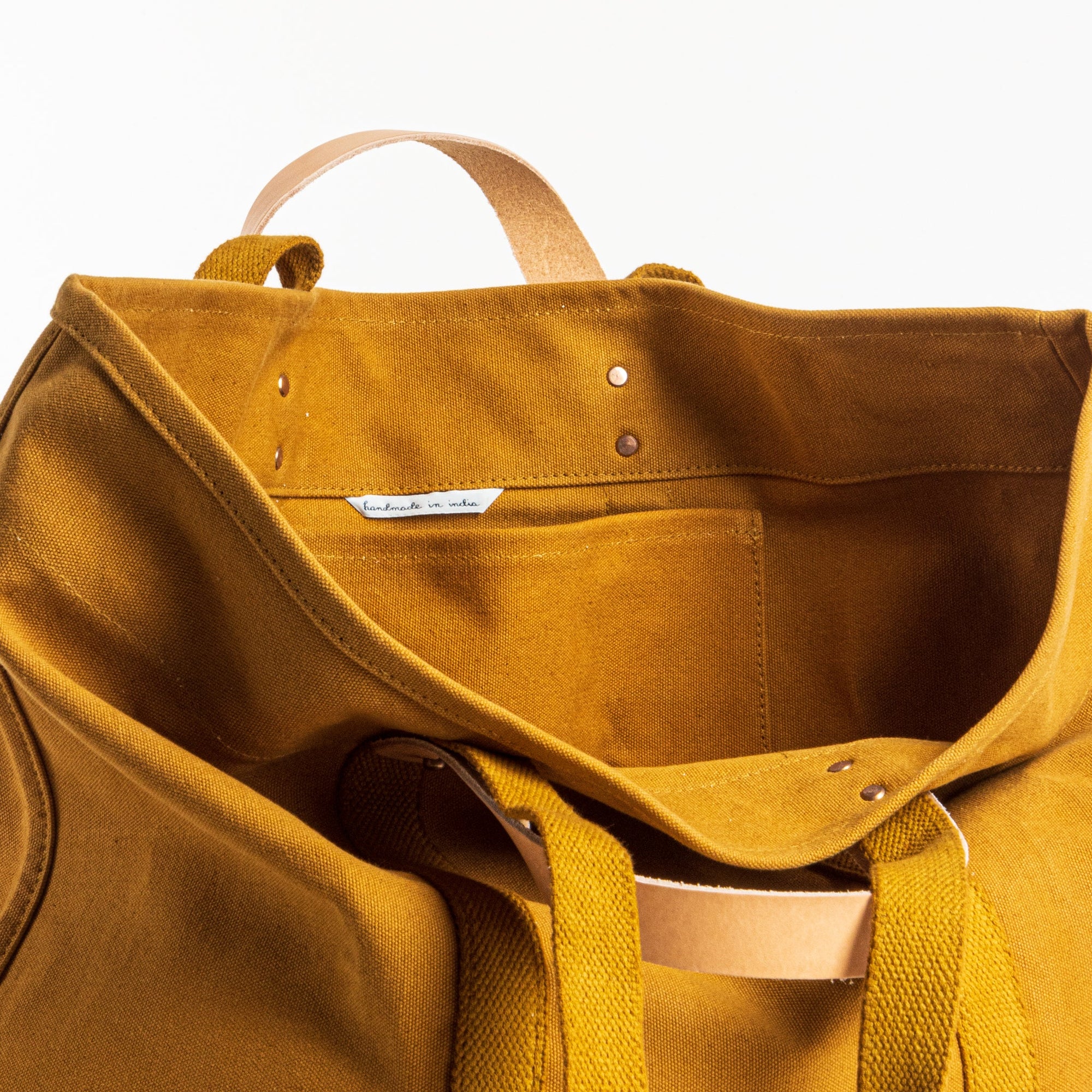 Large East West Tote | Mustard Seed (sample)