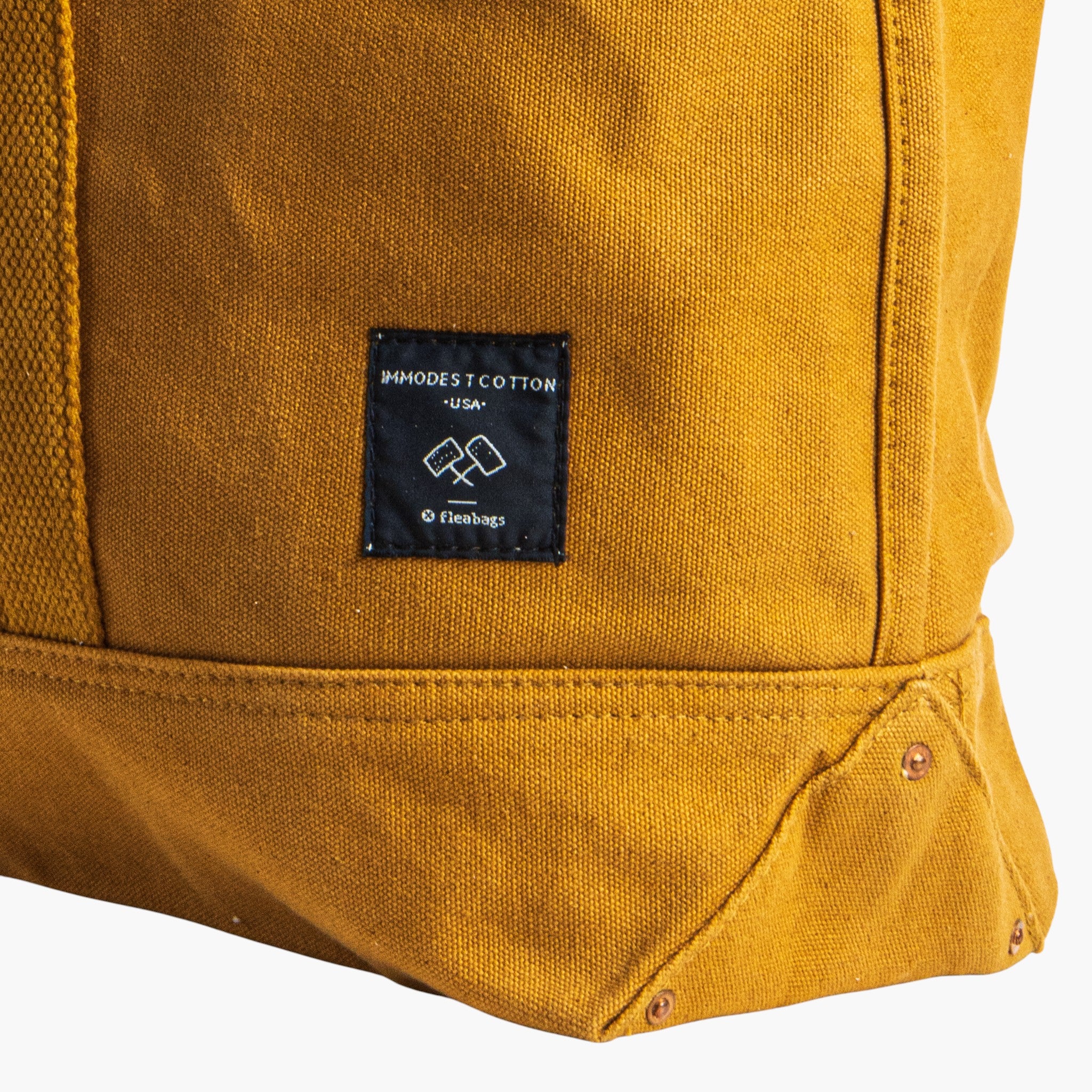 Large East West Tote | Mustard Seed – IMMODEST COTTON