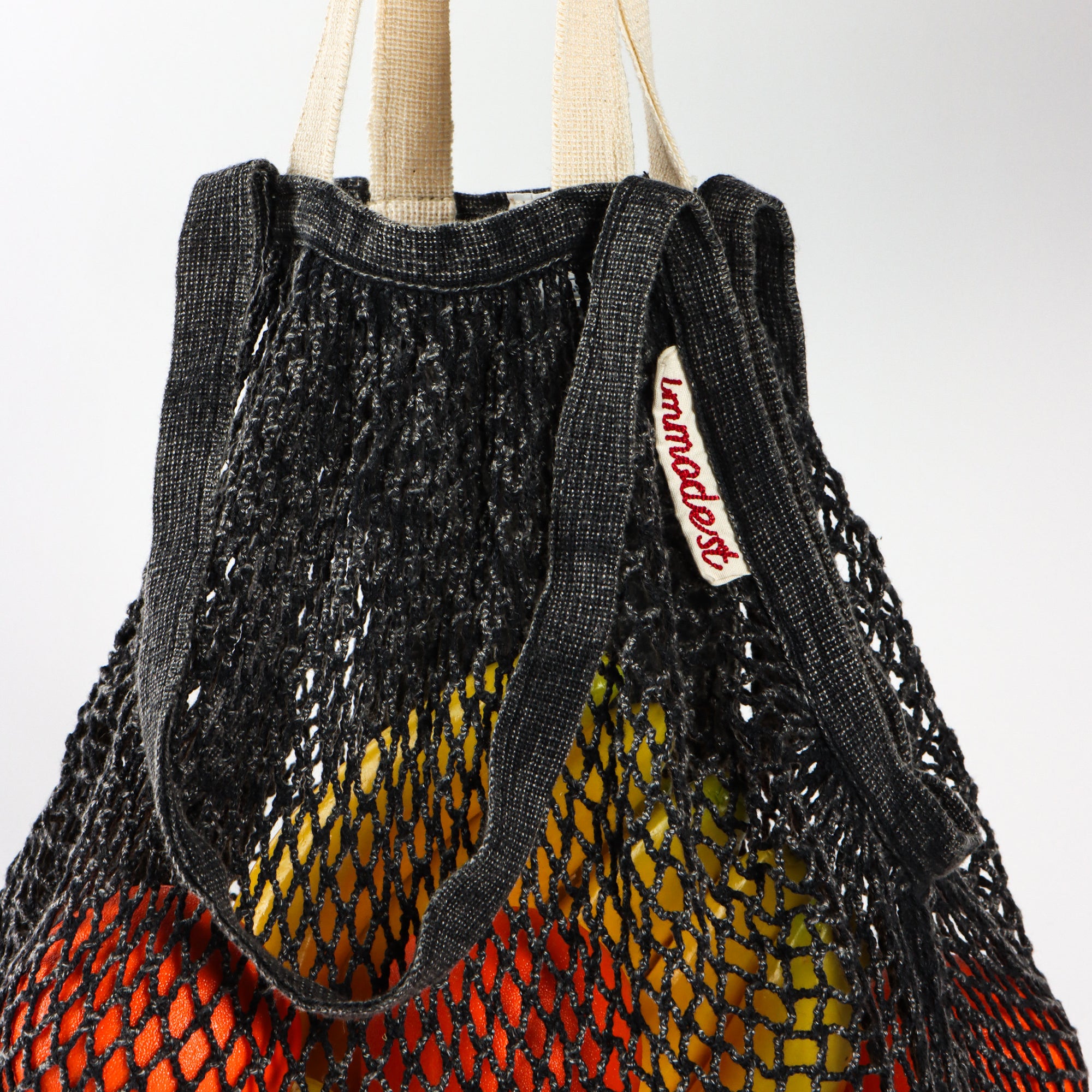 Large Net Bag | Washed Black (sample)
