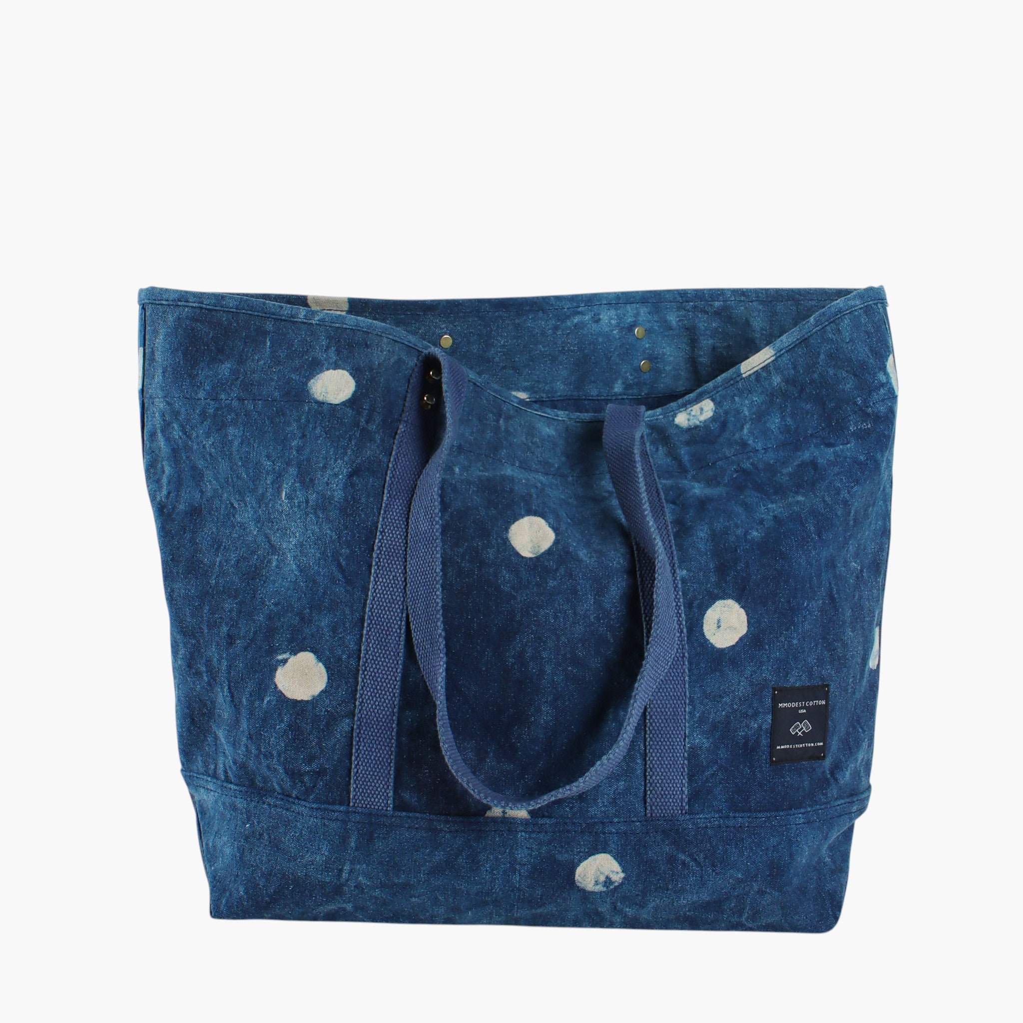 Large East West Tote | Indigo Moon – IMMODEST COTTON