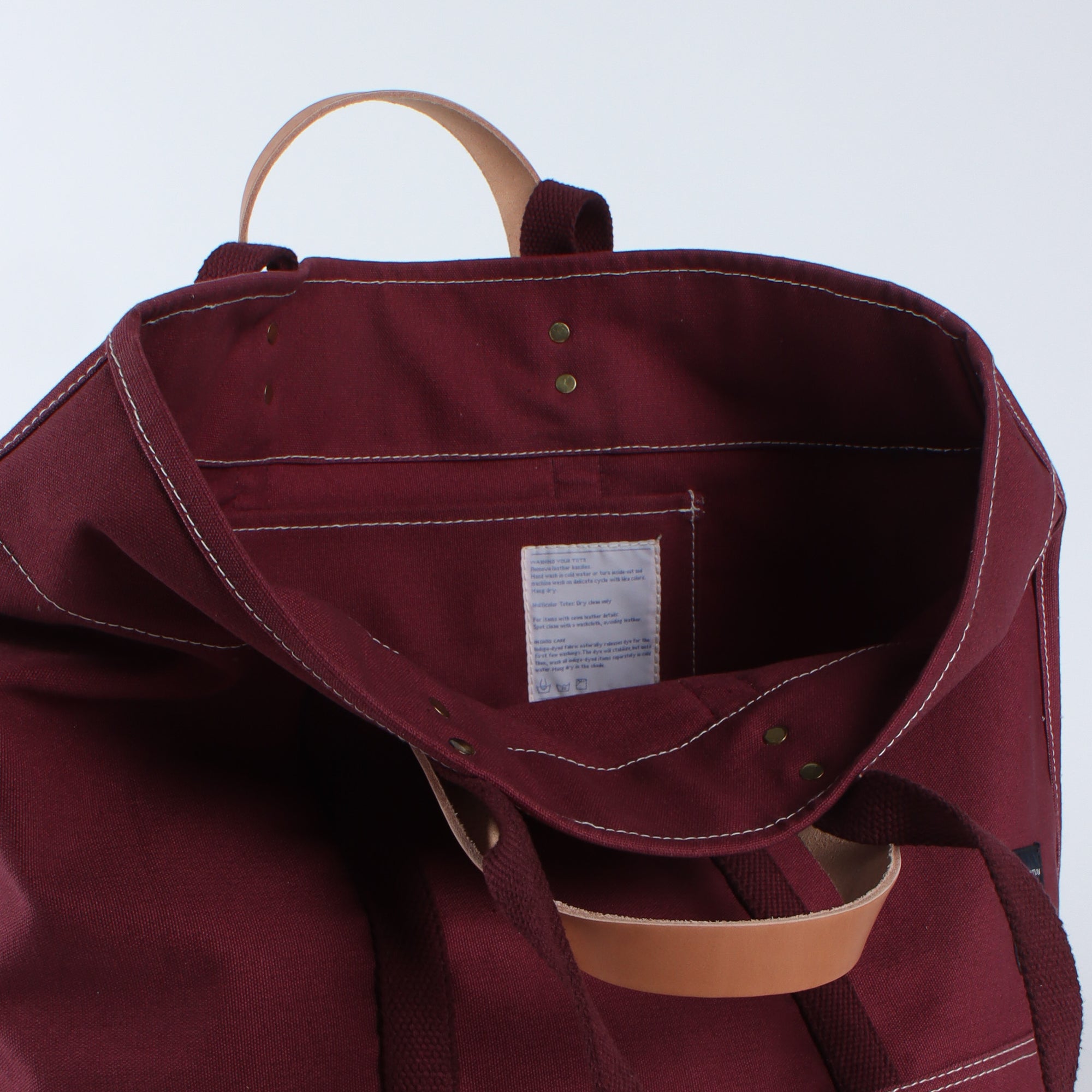 Large East West Tote | Plum (sample)