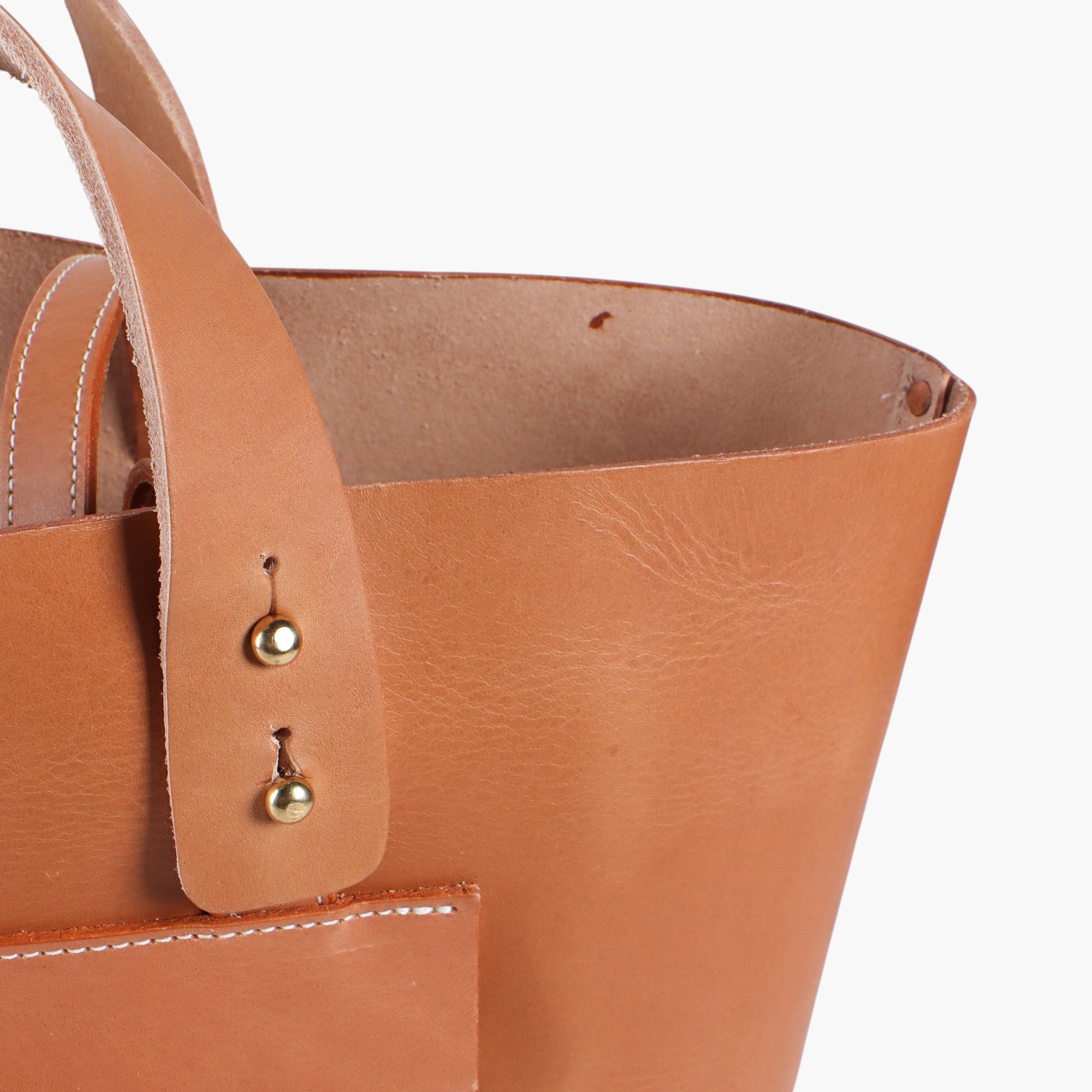 Leather Envelope Tote 01 | Golden Sesame (sample)
