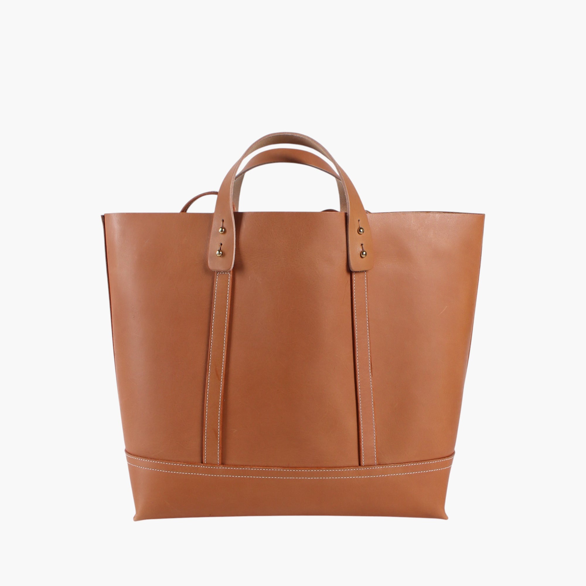 Leather Envelope Tote 02 | Golden Sesame (sample)