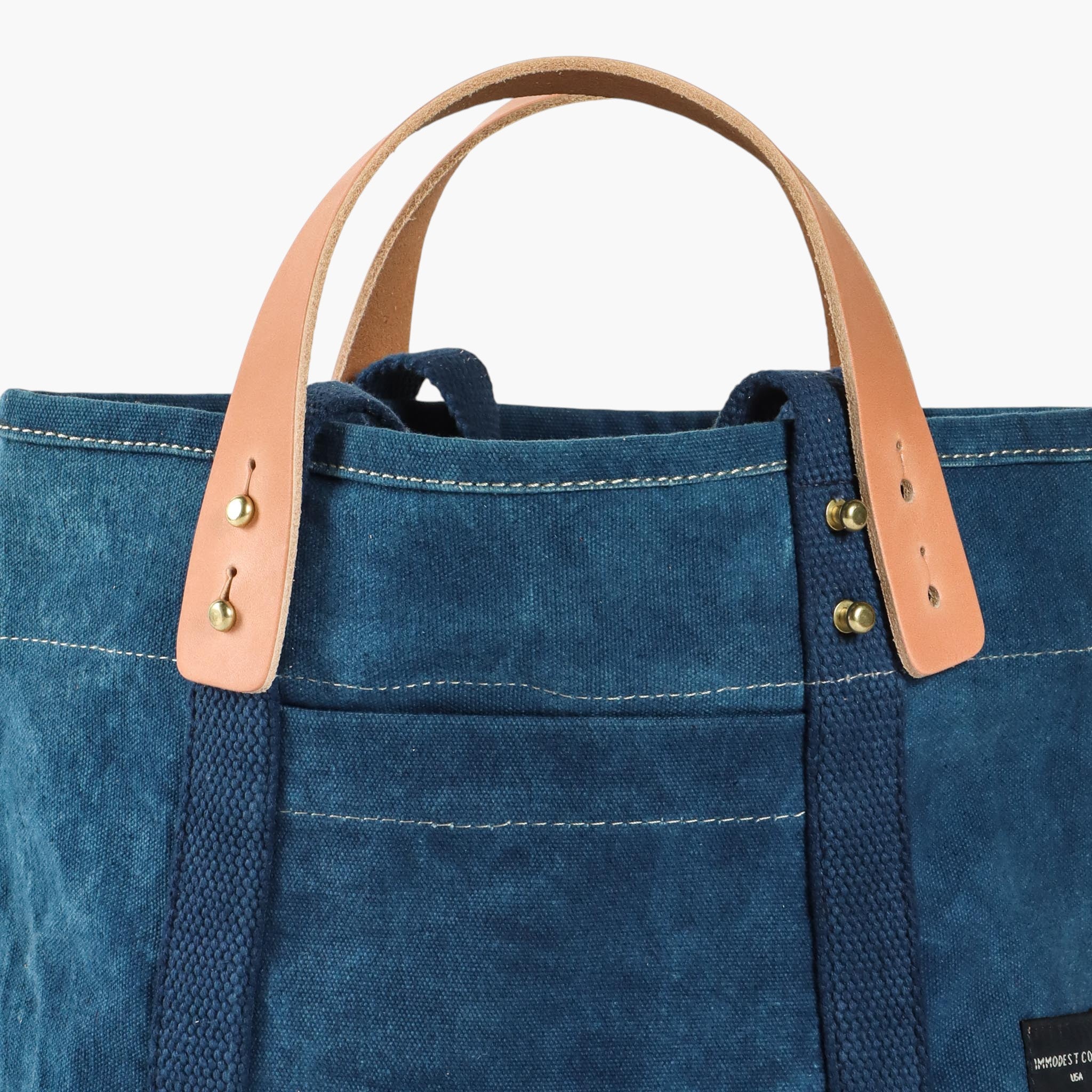 Lunch Tote | Indigo – IMMODEST COTTON