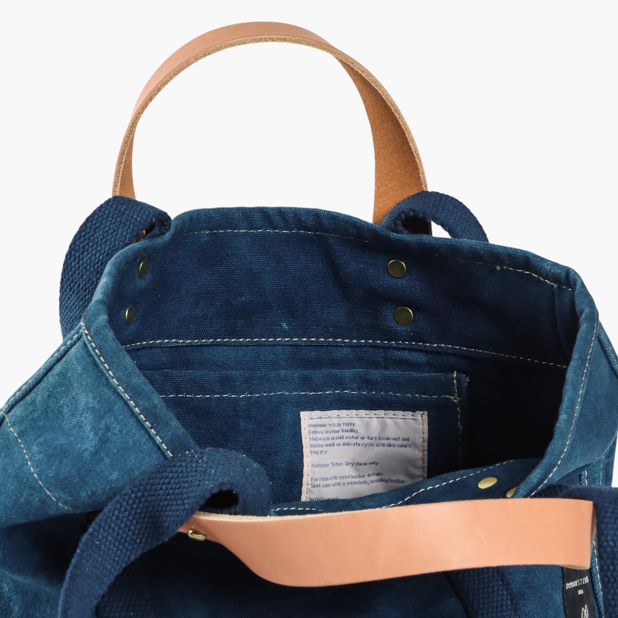 Lunch Tote | Indigo – IMMODEST COTTON