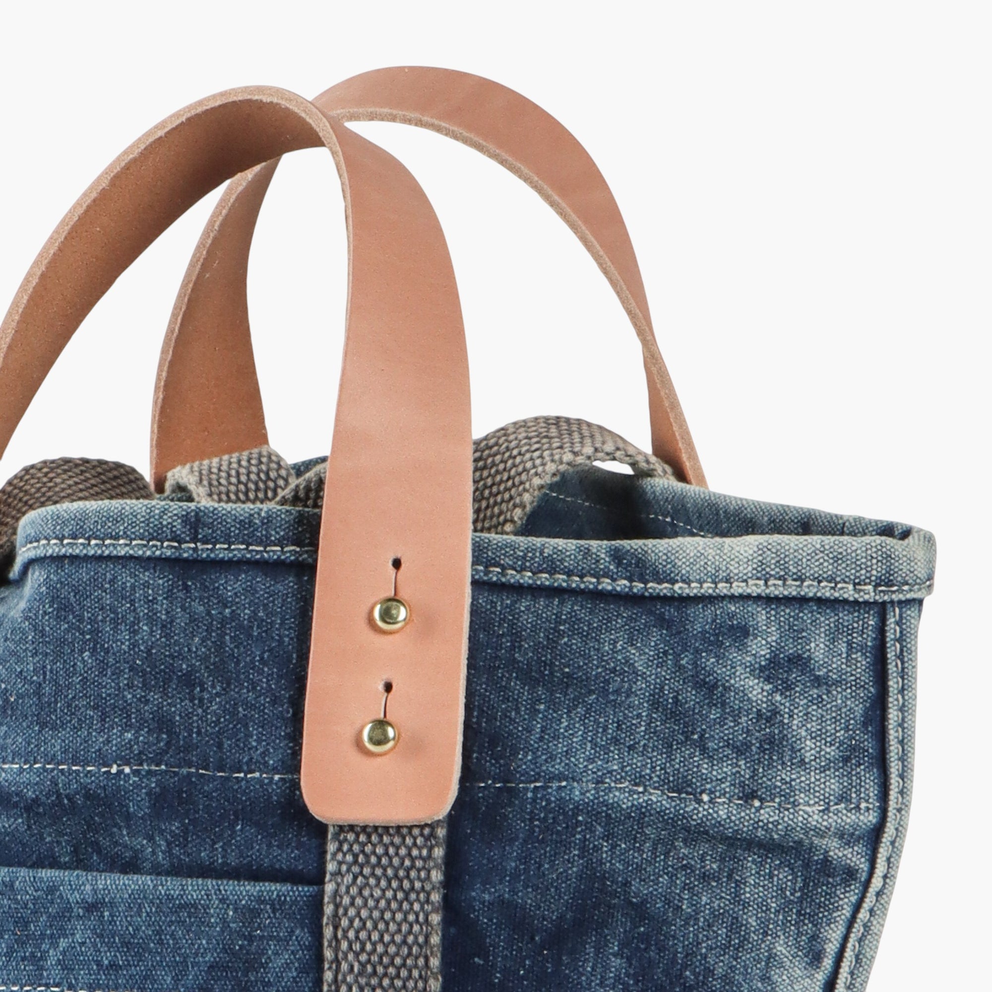 Lunch Tote | Washed Denim