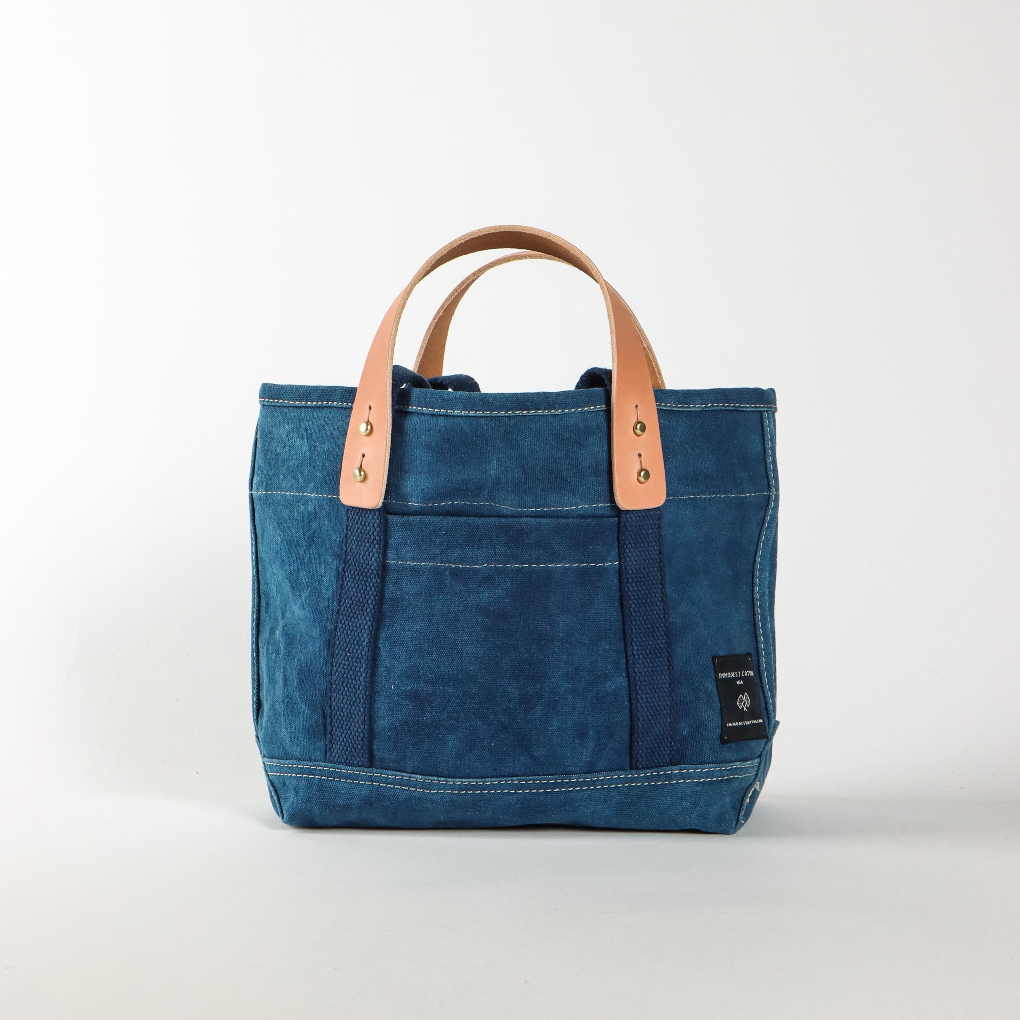 Lunch Tote | Indigo – IMMODEST COTTON