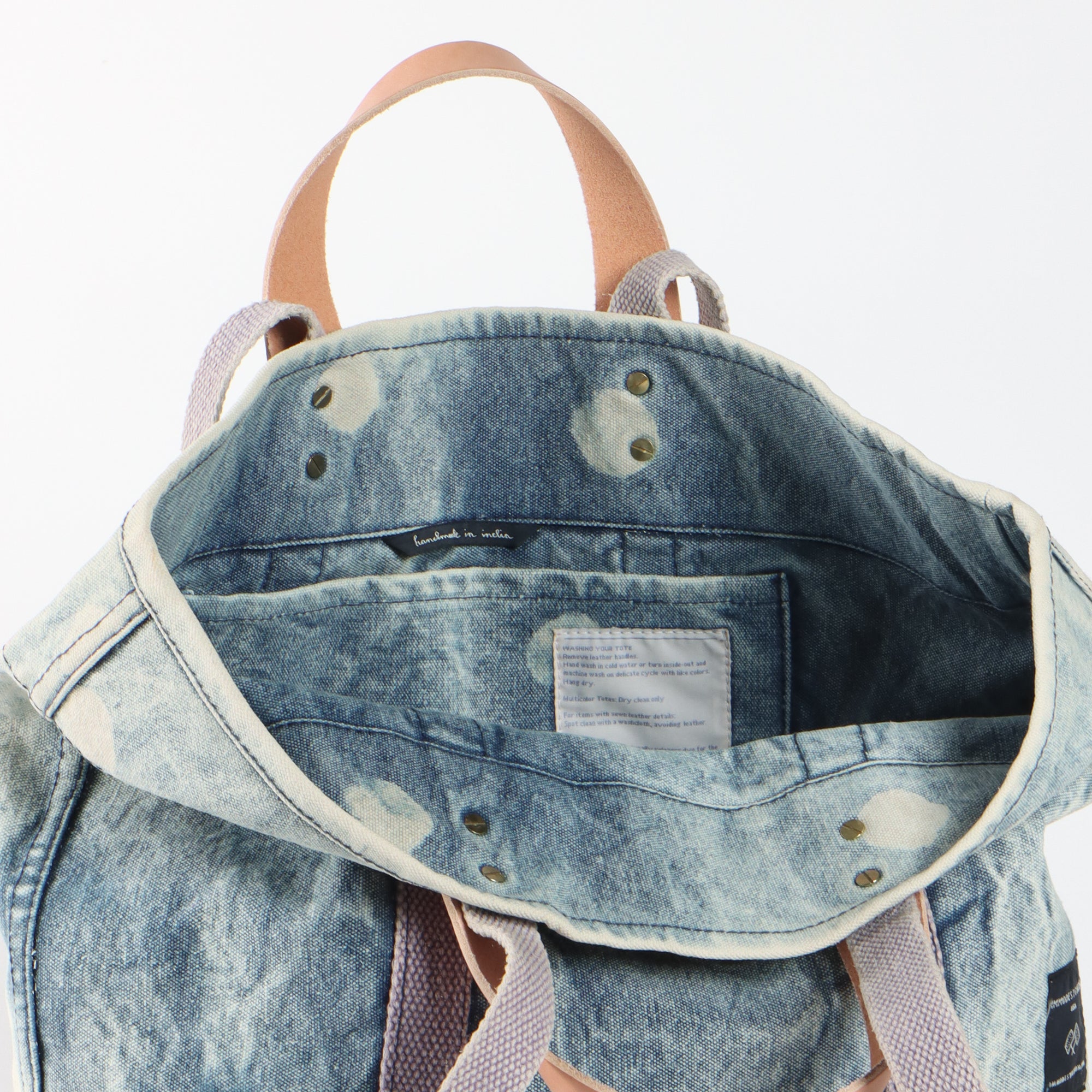 Small East West Tote | Denim Moon (sample)