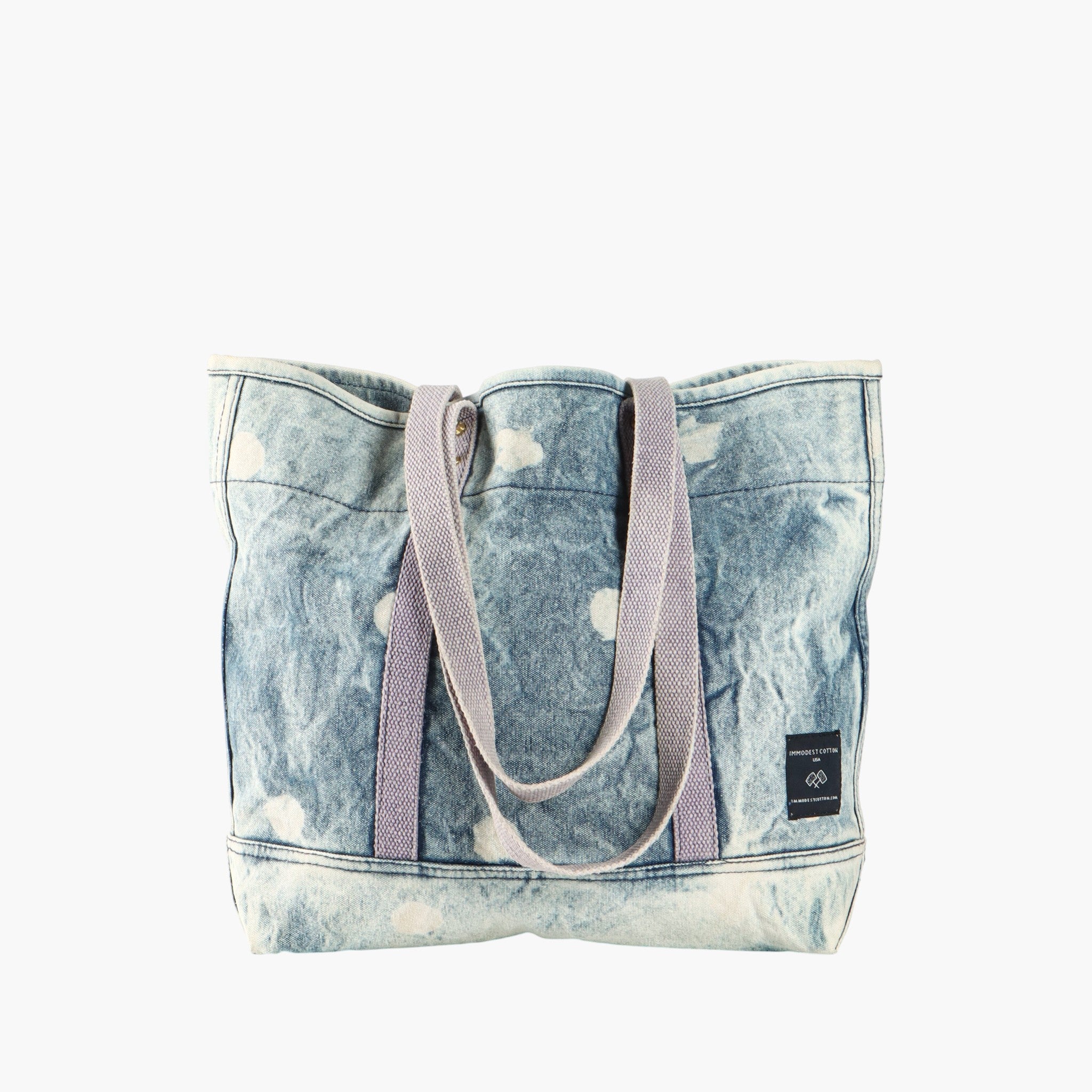 Small East West Tote | Denim Moon – IMMODEST COTTON