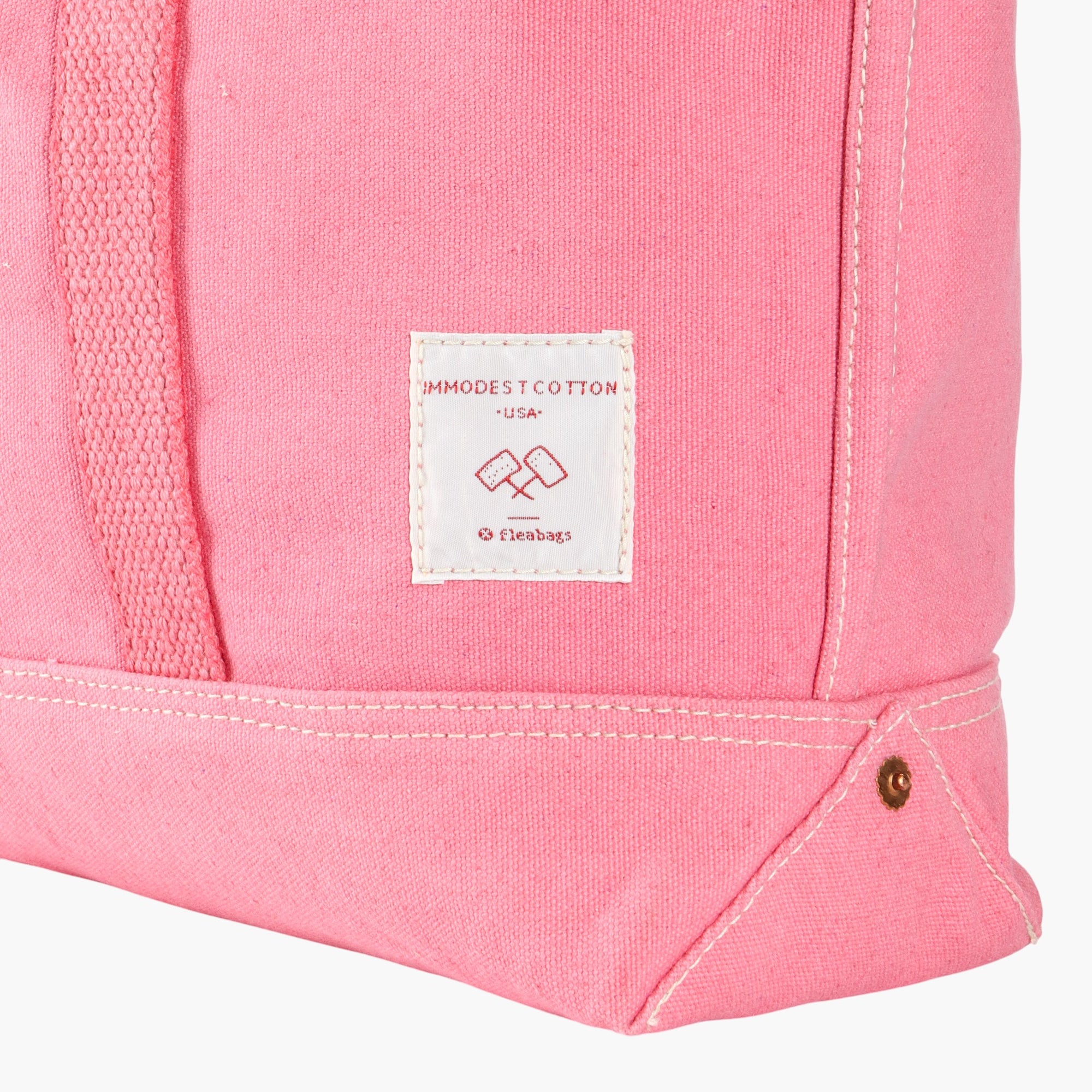 Small East West Tote | Flamingo