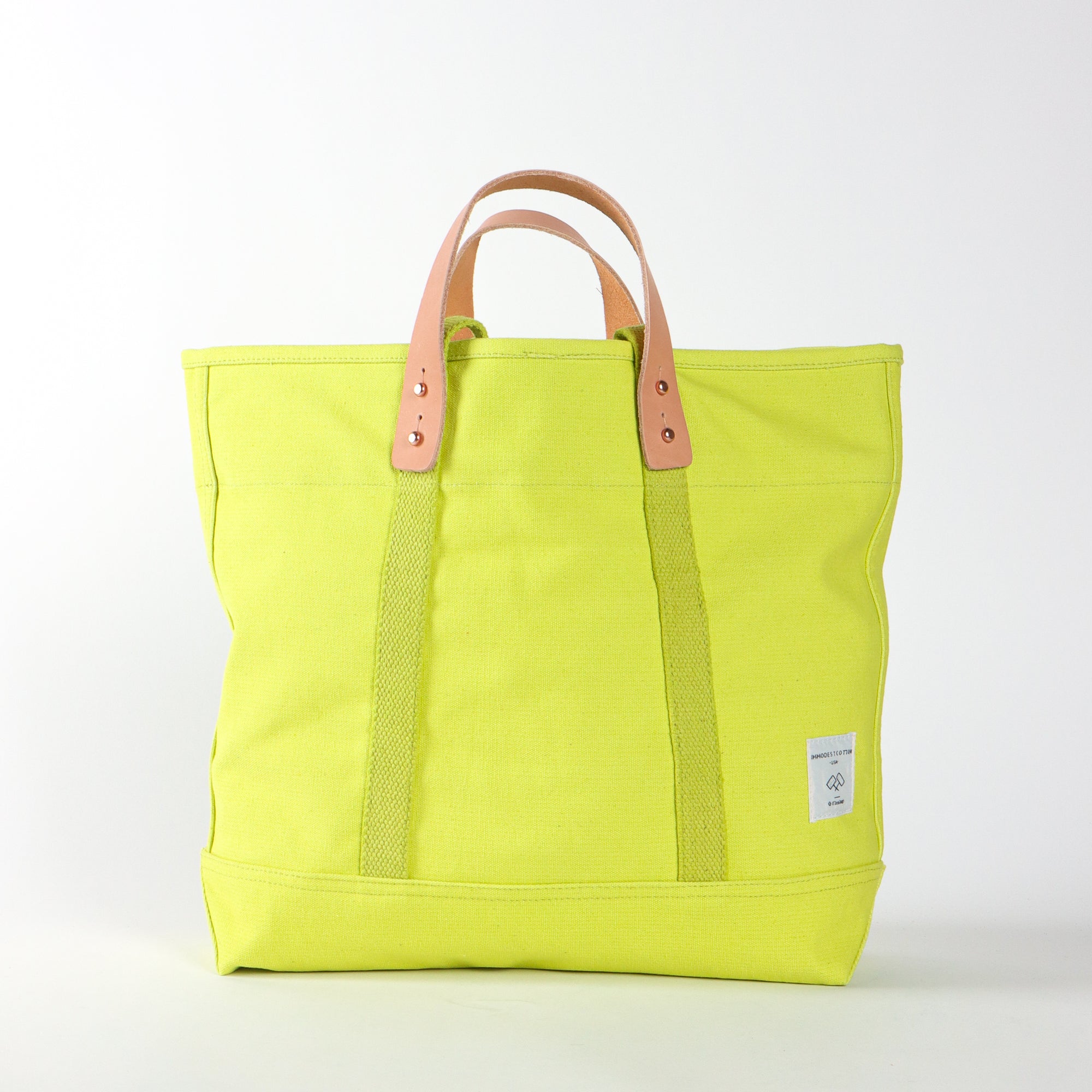 Small East West Tote | Lime (sample)