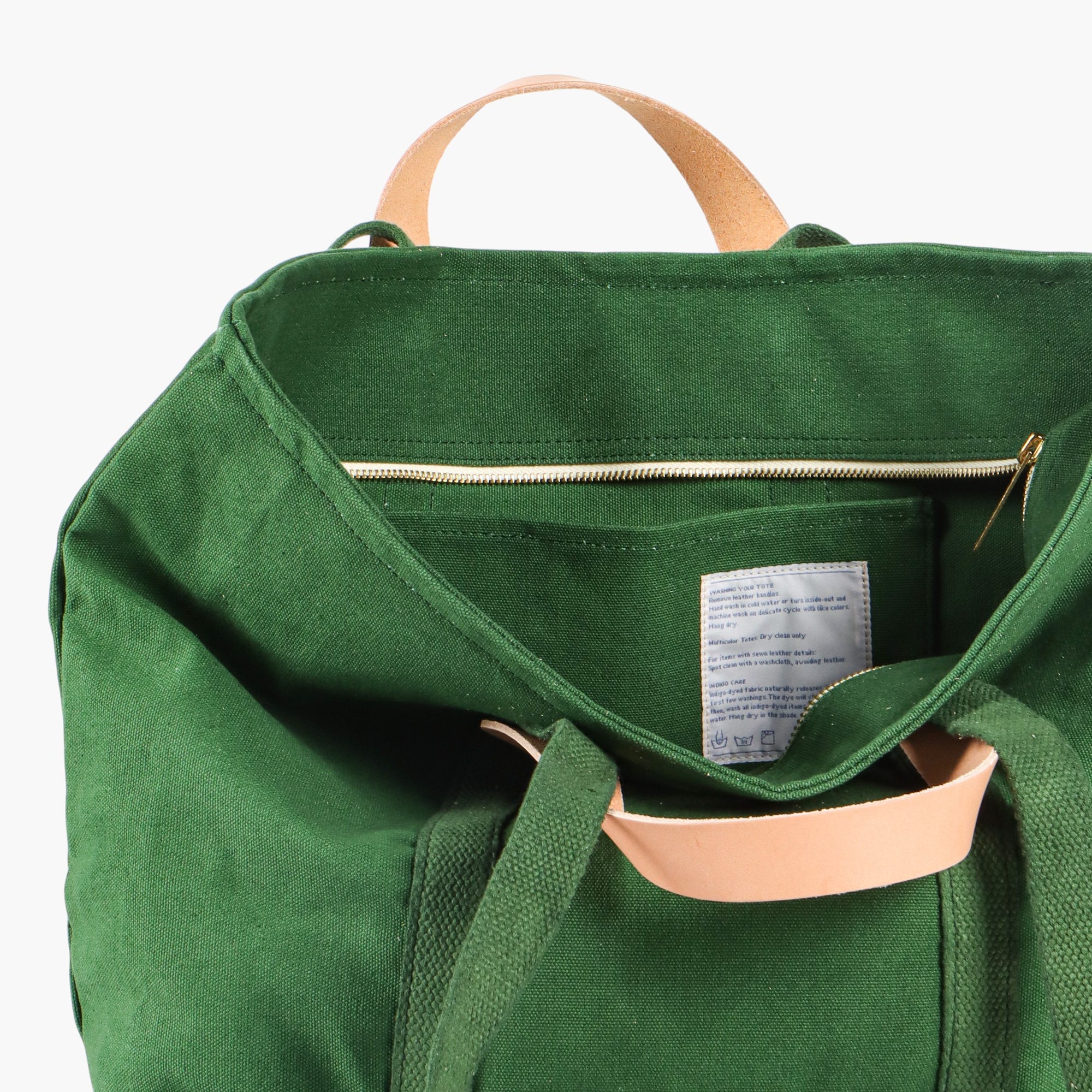 Small Zipper Tote | Pine+Ocean