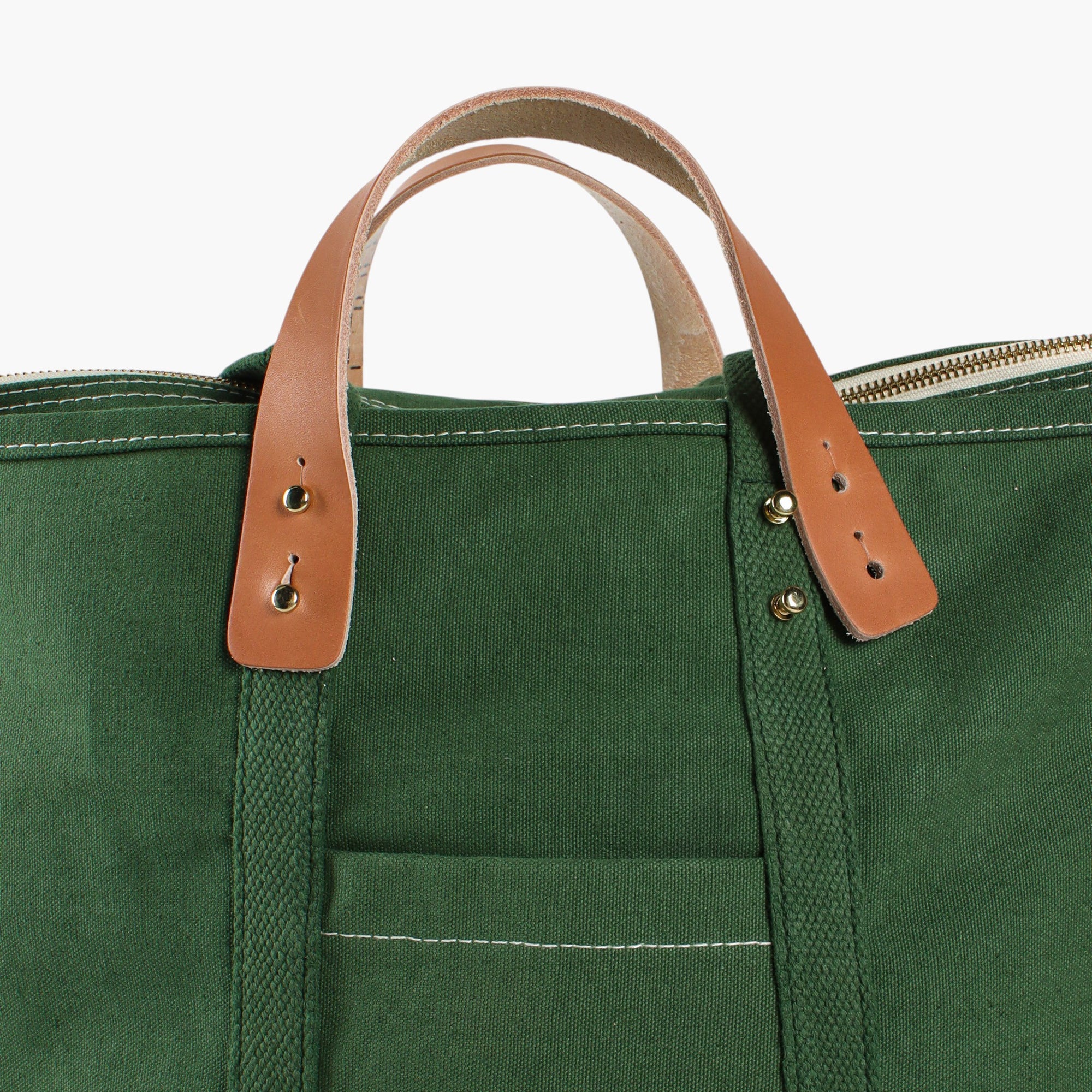 Small Zipper Tote | Pine