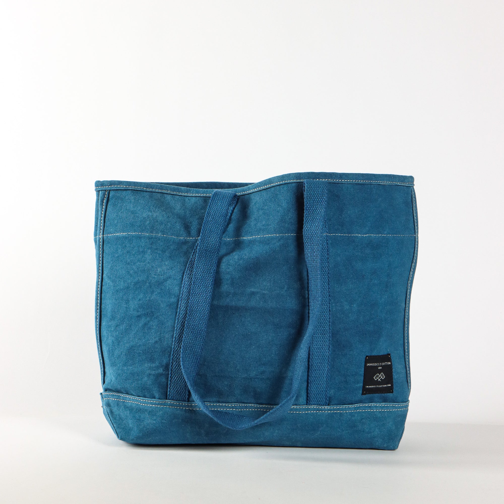 Small East West Tote | Indigo (sample)
