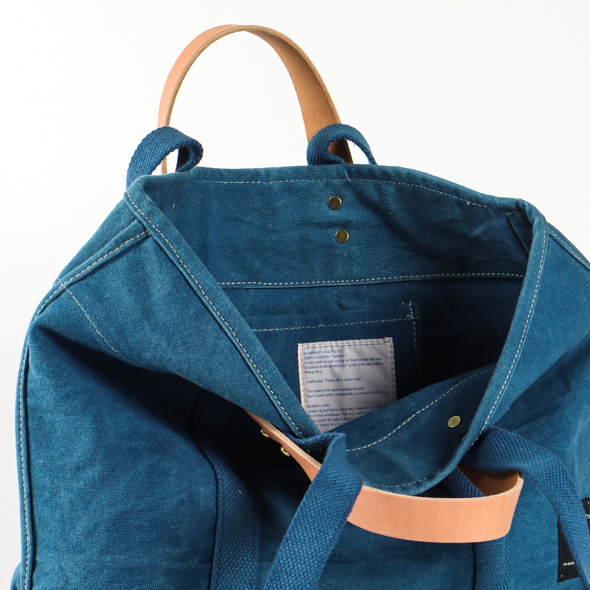 Small East West Tote | Indigo (sample)