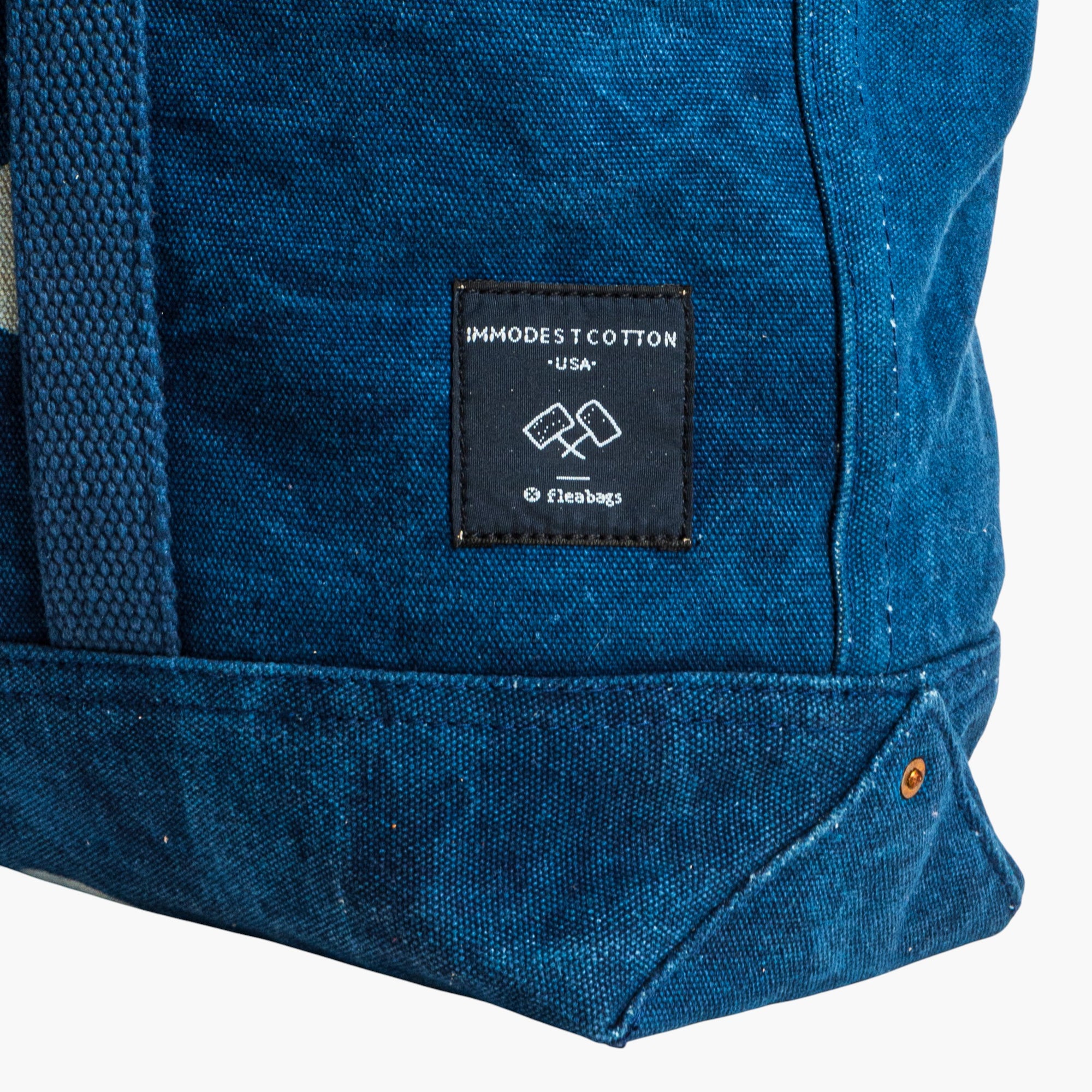 Small East West Tote | Indigo Moon