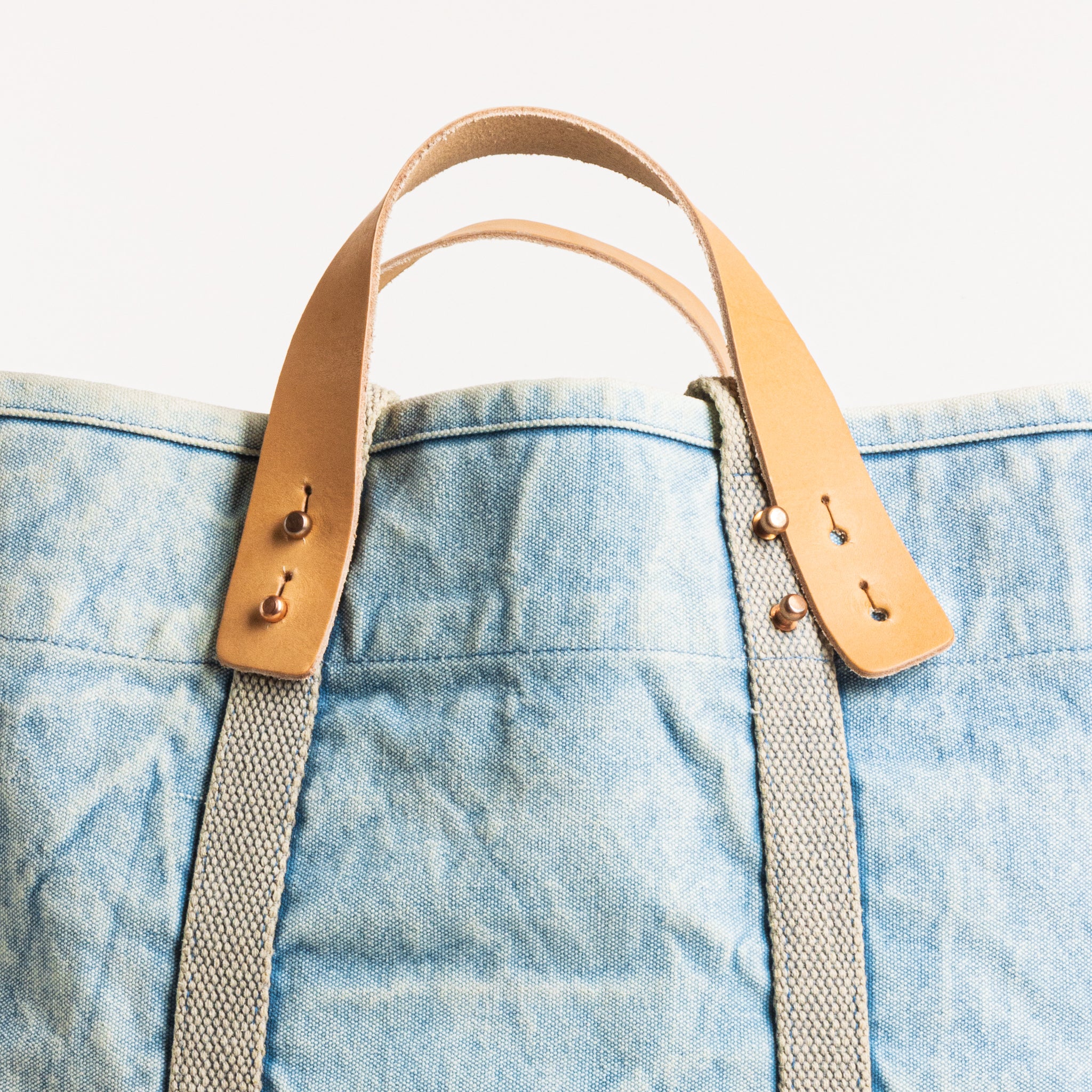 Large East West Tote | Acid Wash – IMMODEST COTTON