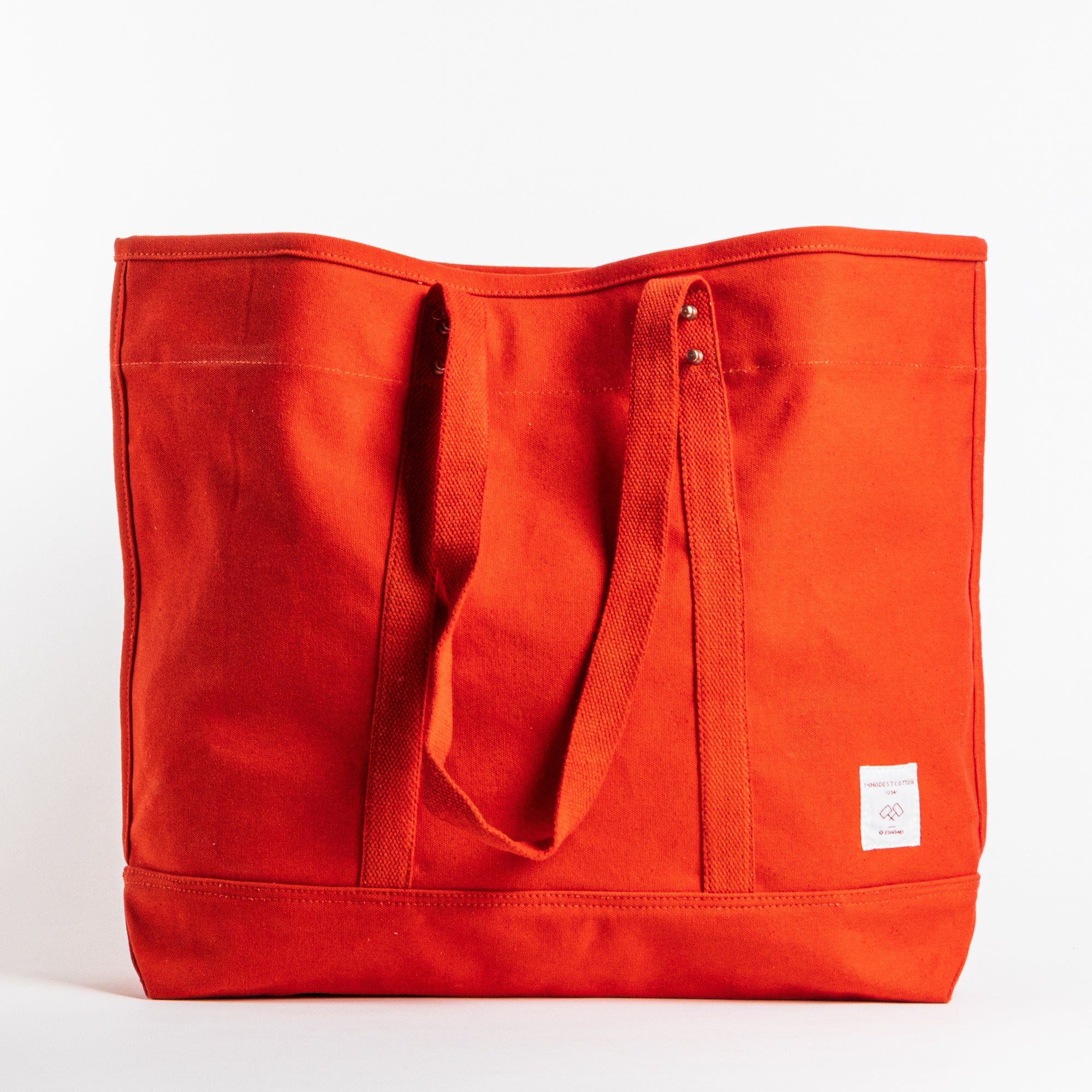 Large East West Tote | Persimmon (sample)