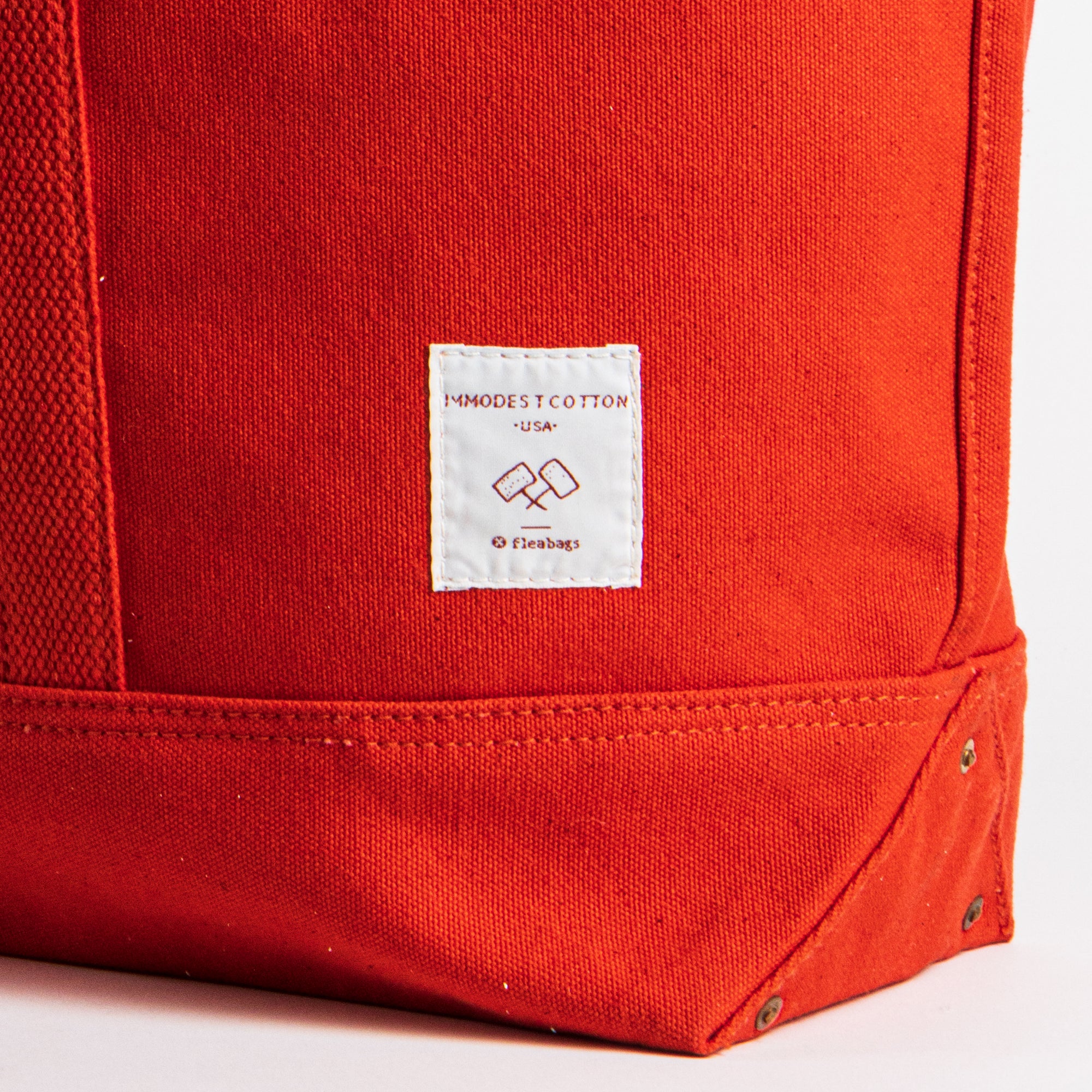 Large East West Tote | Persimmon (sample)